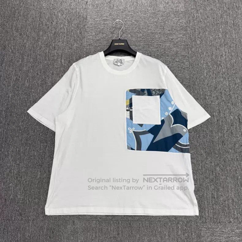 Hermes Hermes Pocket Patch Short Sleeve Size US XL / EU 56 / 4 - 1 Thumbnail