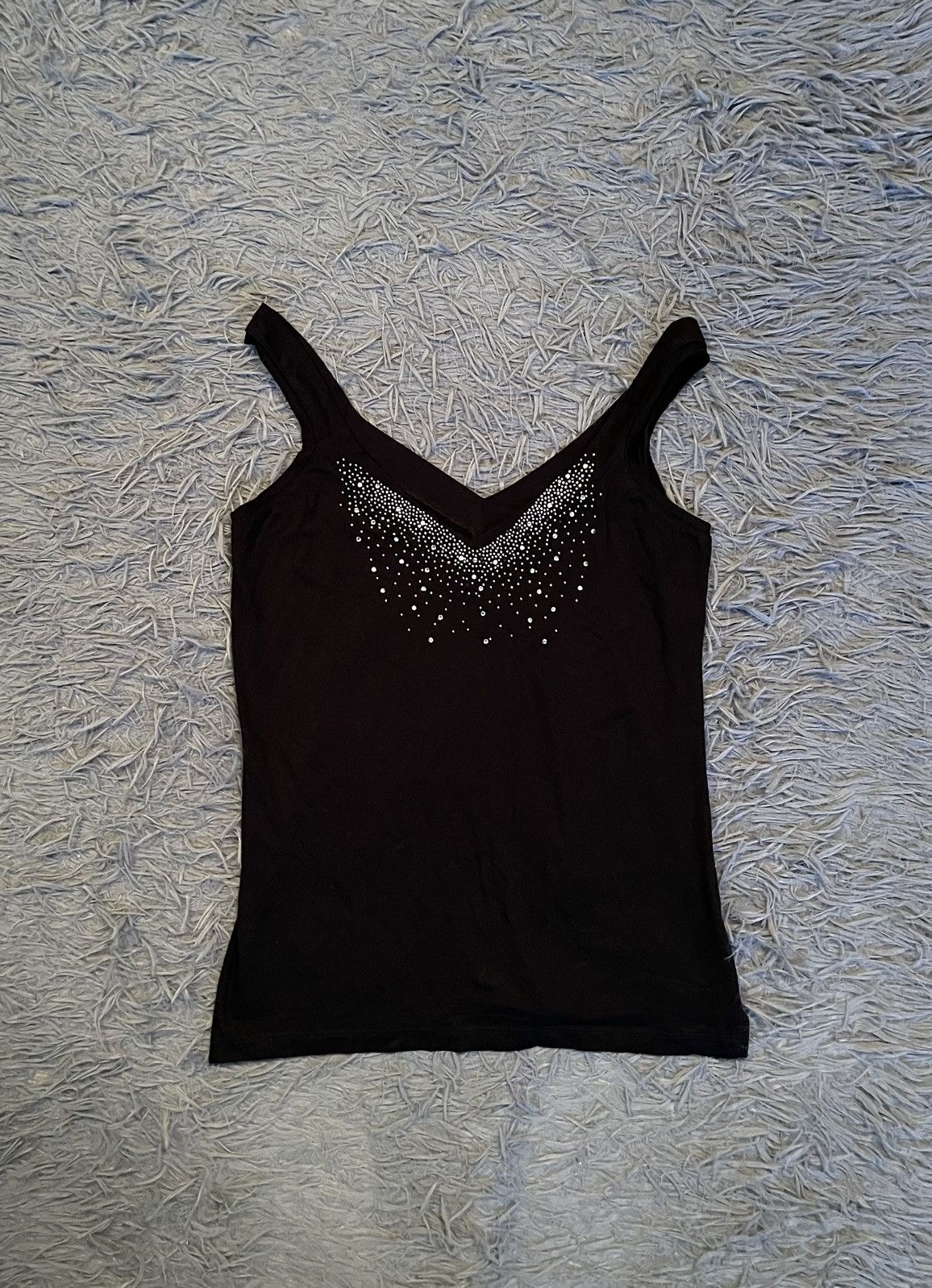 Dolce and store Gabbana Mare Y2k Black Tank Top