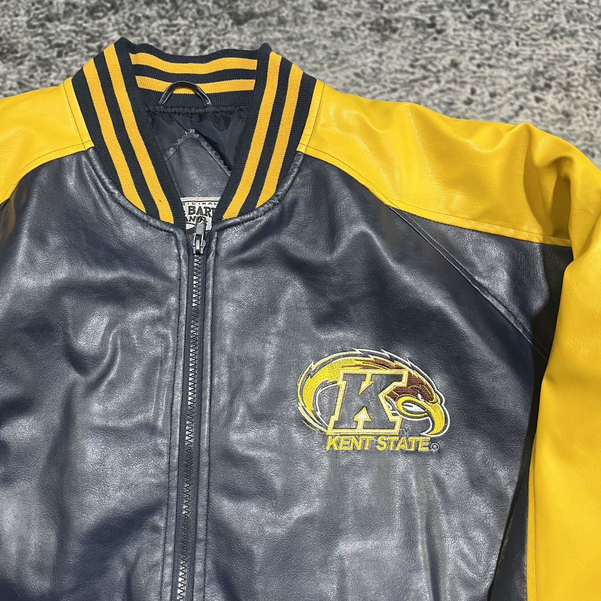Steve And Barrys Vintage Kent State University Steve & Barrys Leather Jacket Size US XL / EU 56 / 4 - 5 Thumbnail
