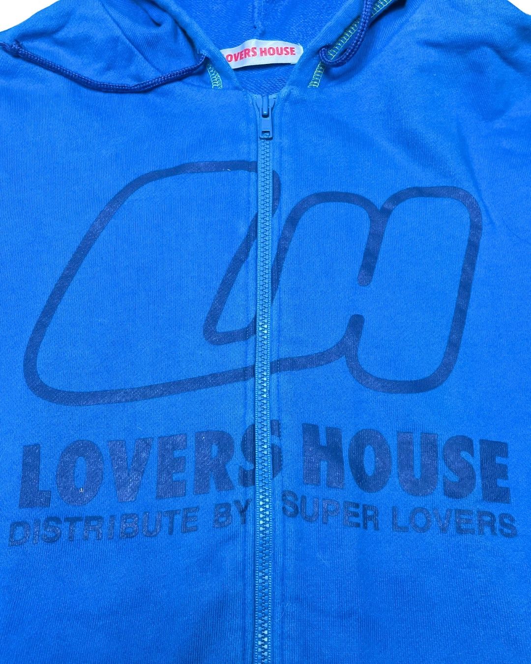 Japanese Brand Lovers House "LH" Big Logo Zip-Up Hoodie Size S / US 4 / IT 40 - 4 Thumbnail