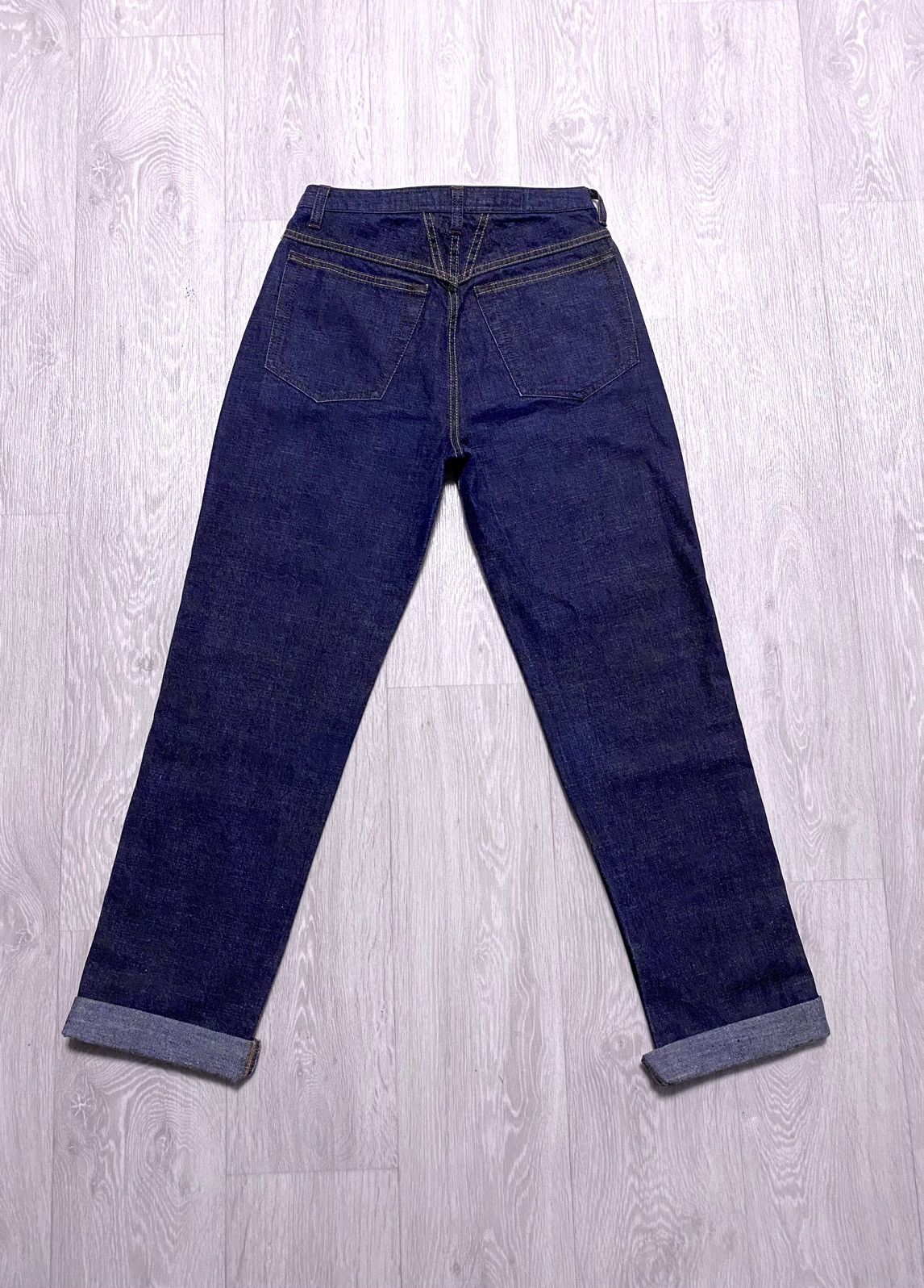 Marithe + Francois Girbaud Marithé + Francois Girbaud M+FG Navy Selvedge Denim Jeans Size 27" / US 4 / IT 40 - 2 Thumbnail