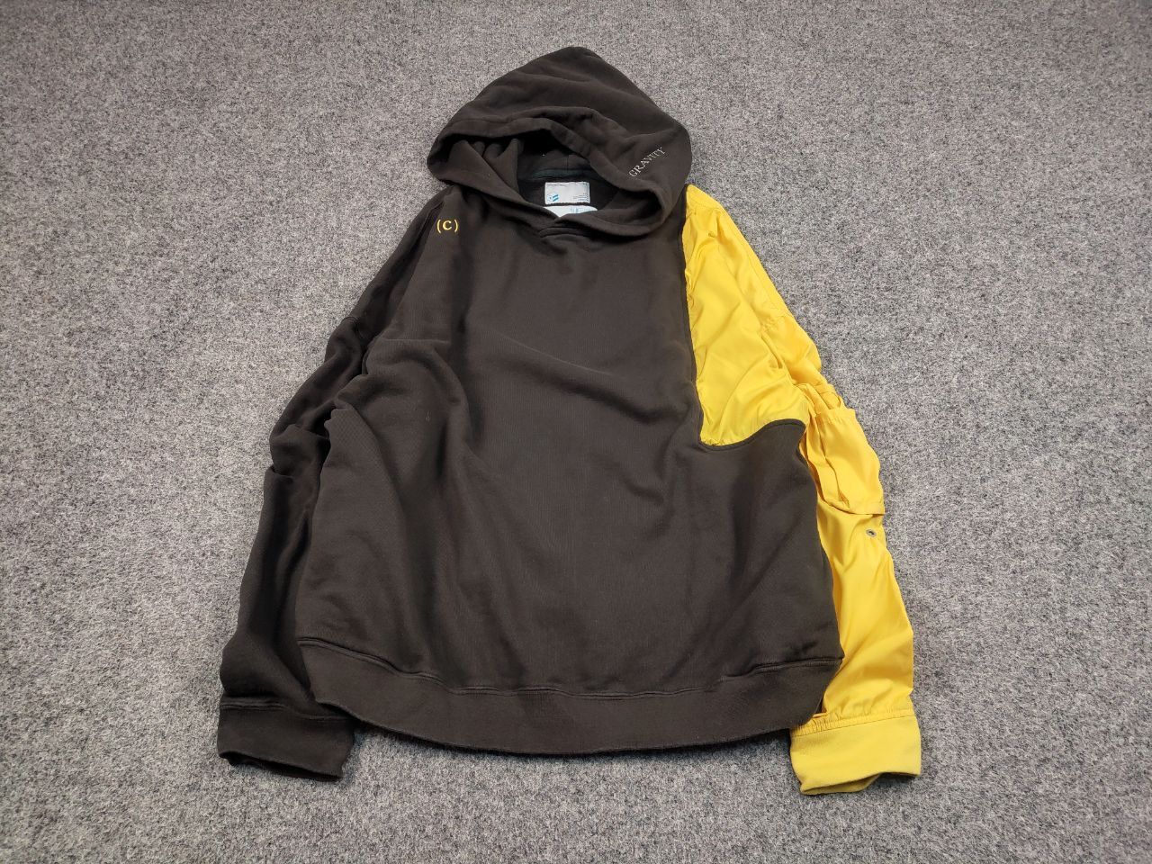 C2H4 Rare C2H4 18SS - Design Dark Reconstructed Sleeve Hoodie Size US M / EU 48-50 / 2 - 2 Thumbnail
