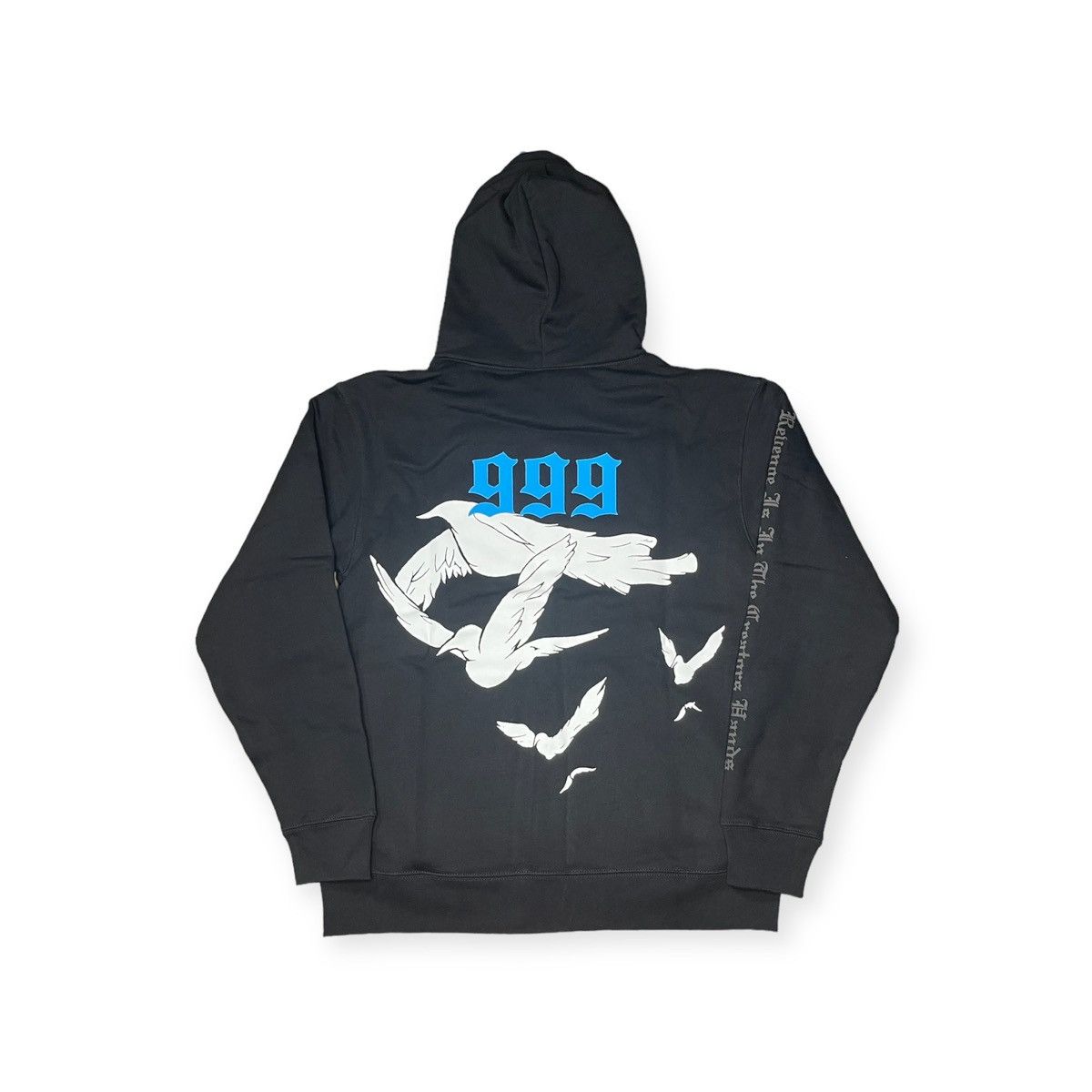 Pullover Hoodie Revenge Hoodie Blue Revenge Split Hoodie Blue