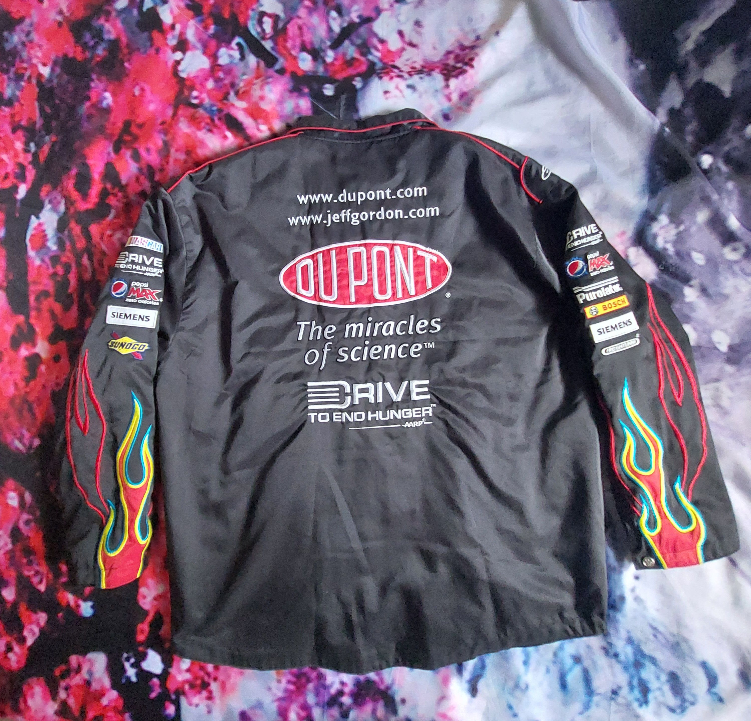 Chase Authentics Jeff Gordon Dupont Flame Race Jacket Grailed