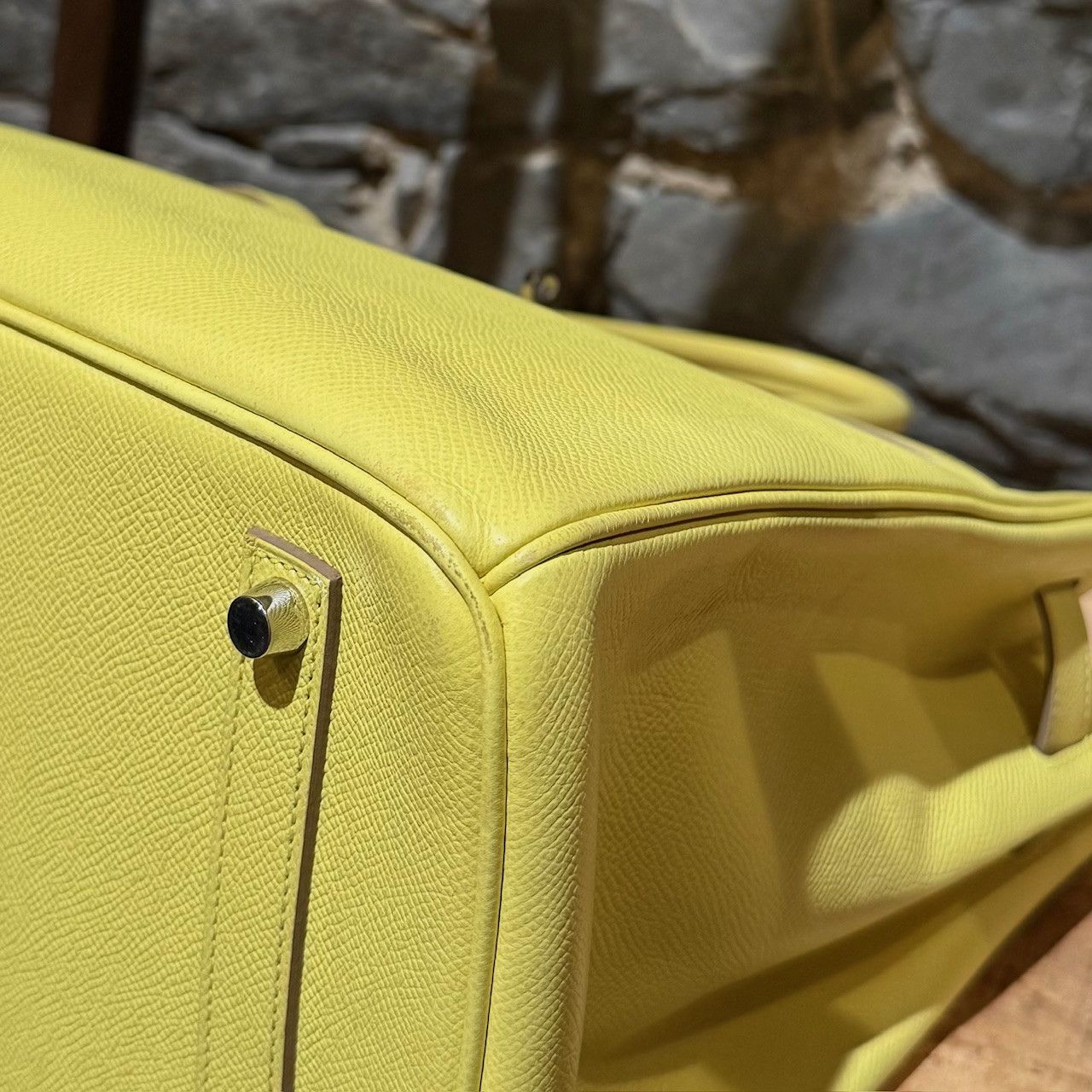Hermes Hermès Soufre Yellow Epsom PHW Birkin 35 Bag Size ONE SIZE - 18 Thumbnail