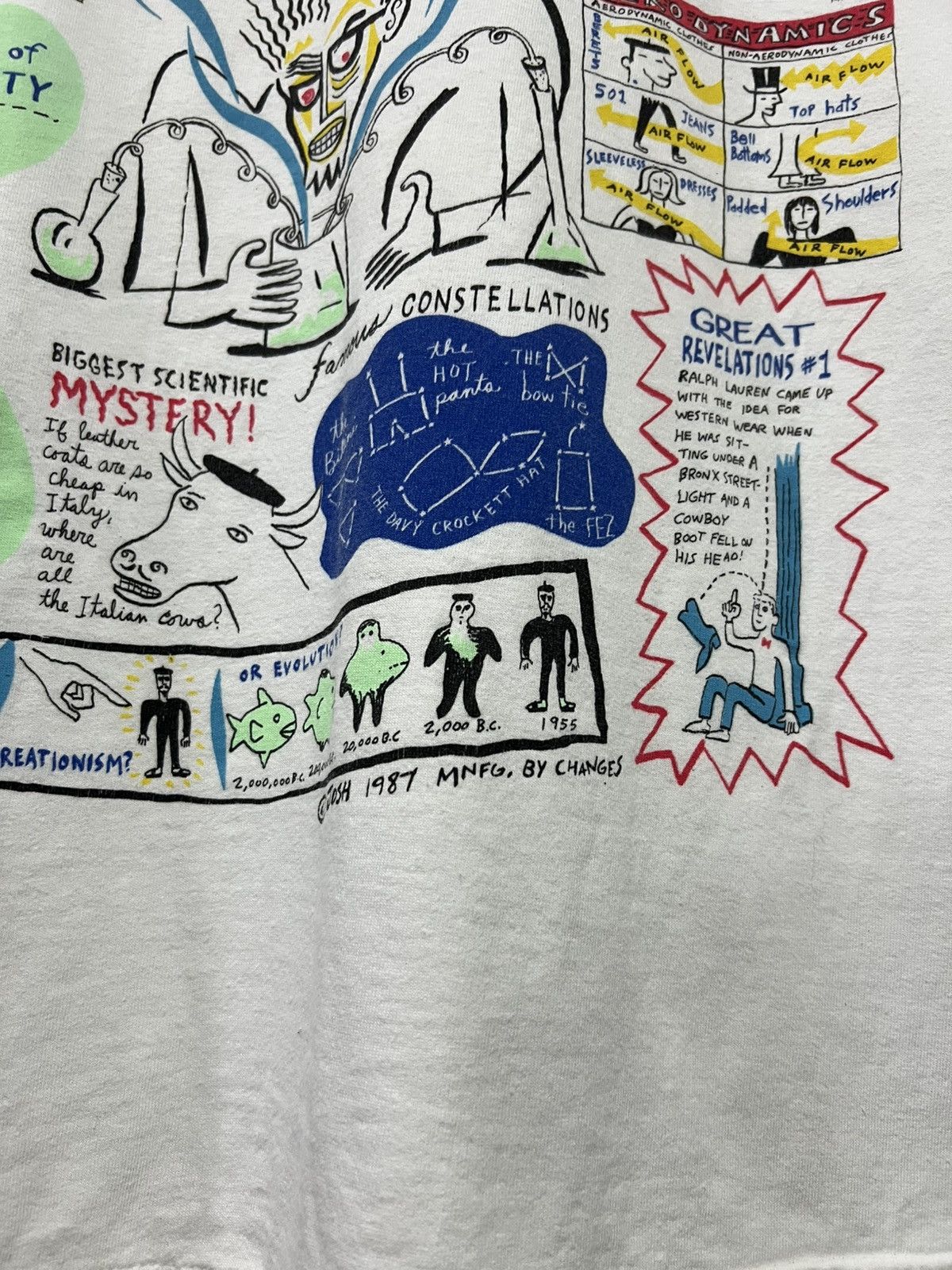 Vintage Vintage The Science Of Fashion Art Rare Tshirt Size US L / EU 52-54 / 3 - 3 Thumbnail