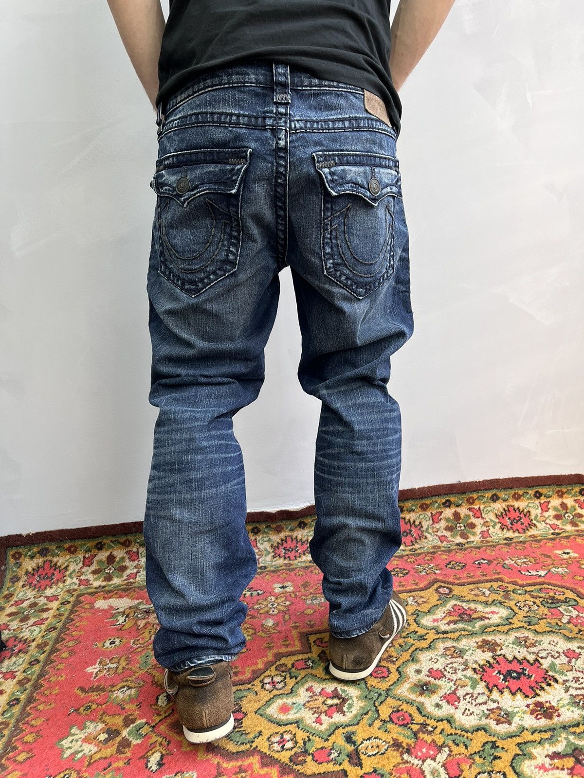 Japanese Brand × True Religion True Religion y2k Flare Japanese Jeans Distressed Size US 34 / EU 50 - 2 Thumbnail