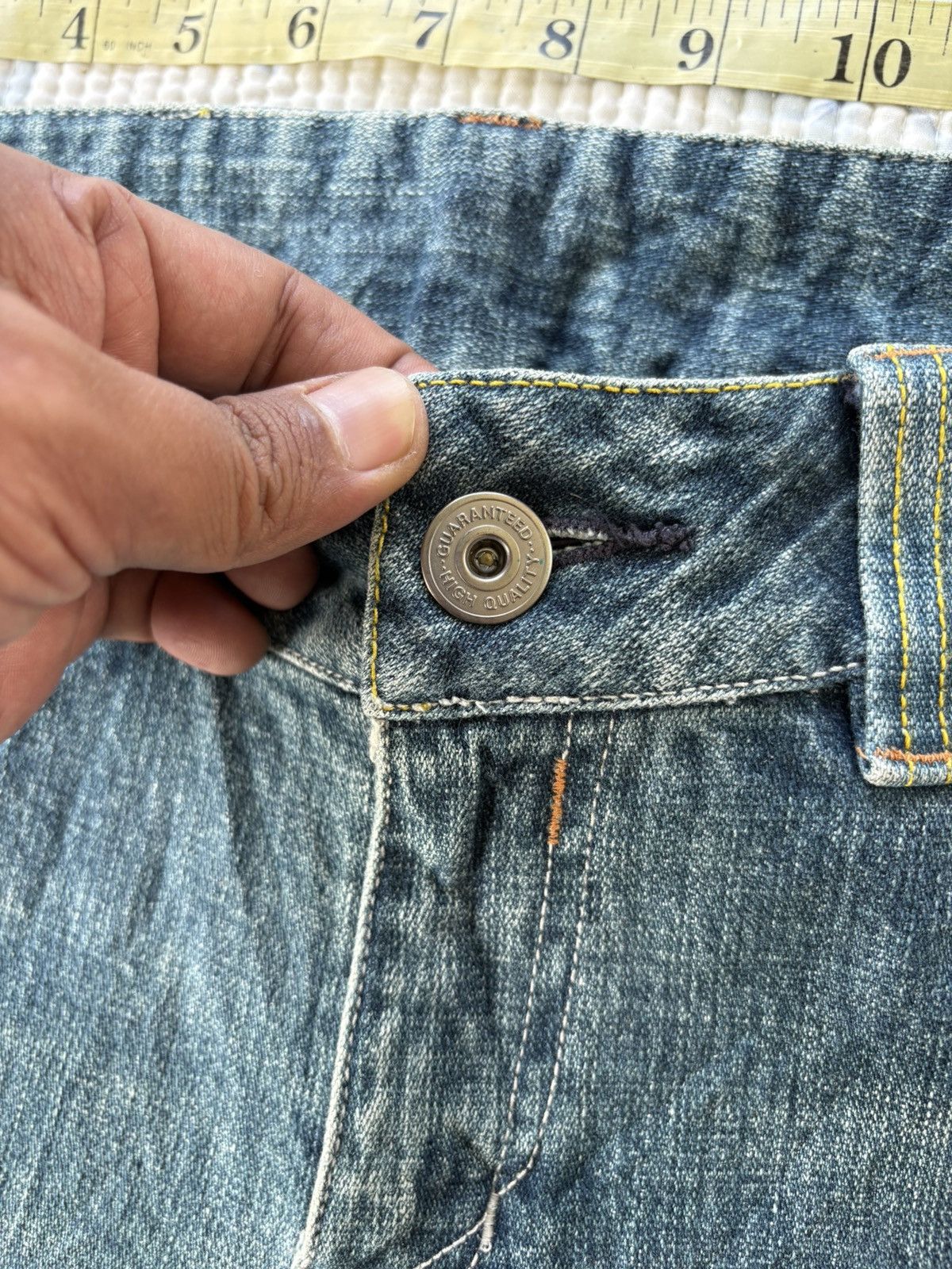 Uniqlo Uniqlo X High Quality Guarented Flared Denim Streetwear Size US 31 - 13 Thumbnail