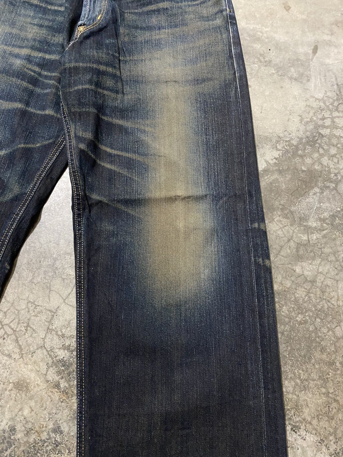 Lee Baggy Jeans Vintage Lee Cowboy Mud Rusty Denim @312 Size US 31 - 13 Thumbnail
