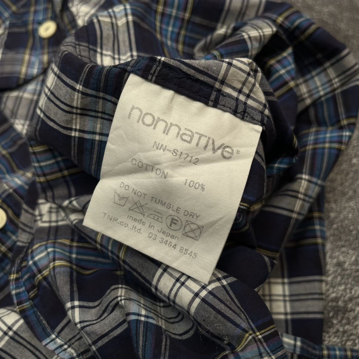 Nonnative Nonnative Plaid Button ups Shirt Size US S / EU 44-46 / 1 - 4 Thumbnail