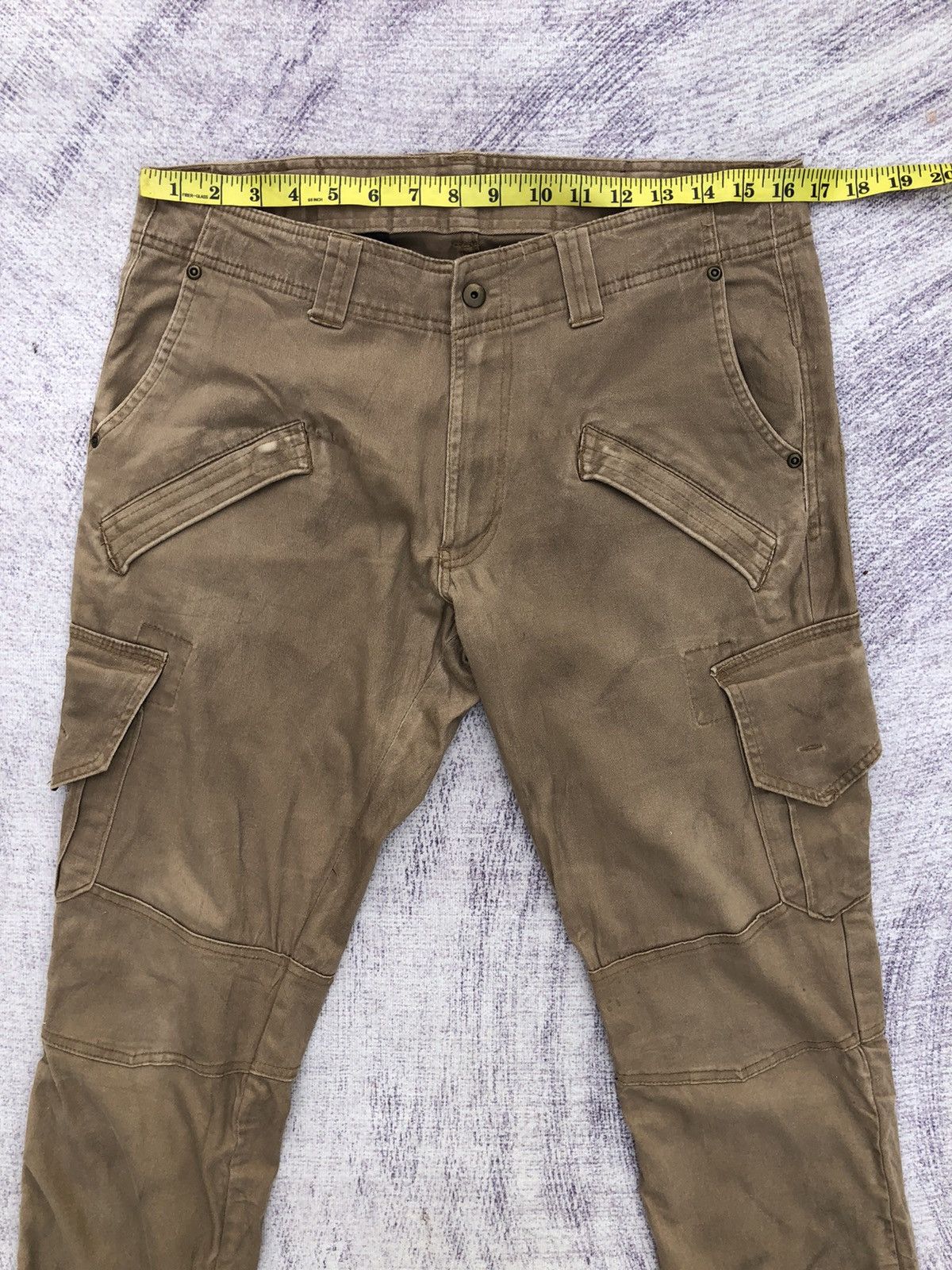 Designer × semanticdesign Japanese y2k SemanticDesign Cargo Pants Leg Spring Size US 33 - 2 Thumbnail