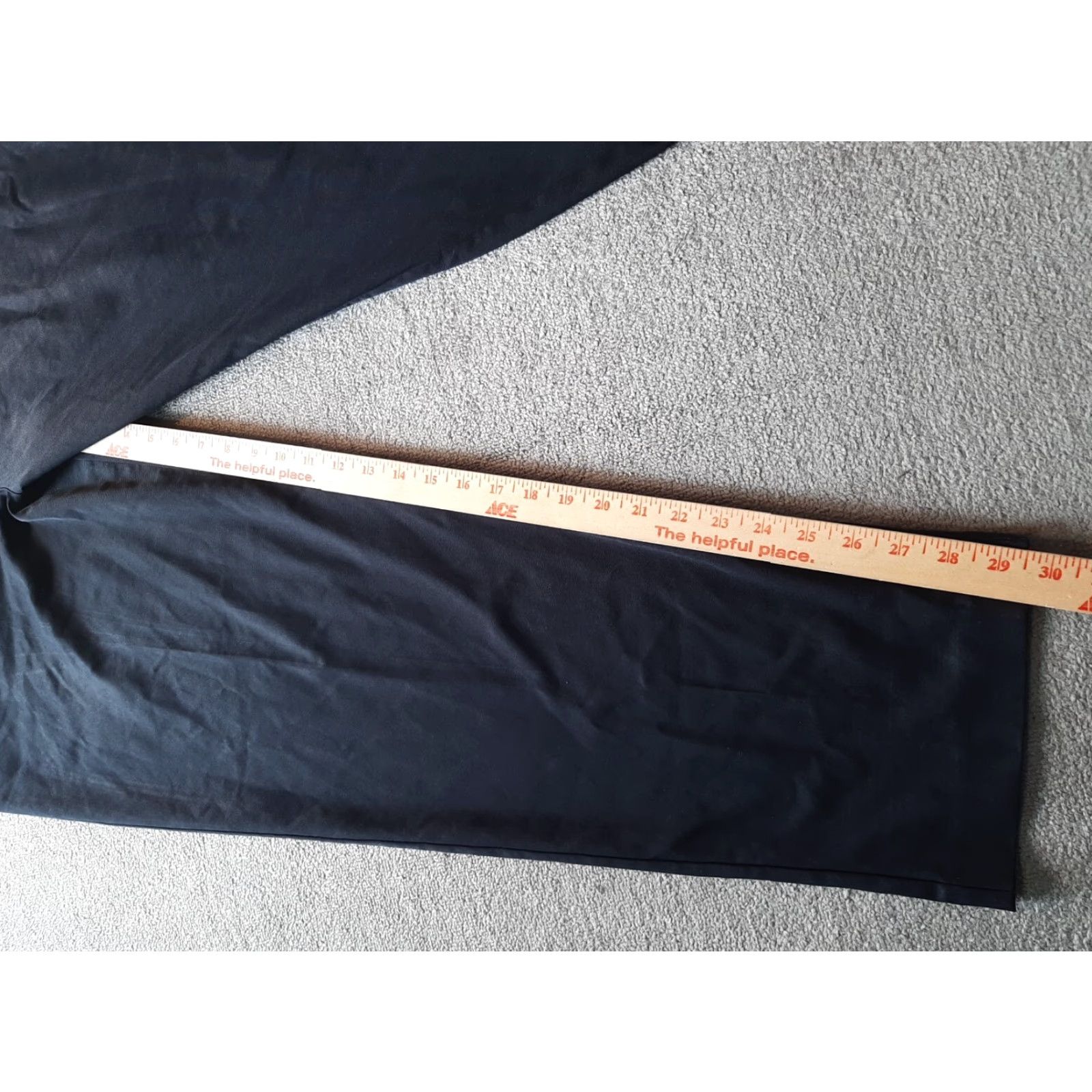 Talbots Talbots Dress Pants Womens 18 Black Polyester Straight Front Flat Dress Pants Regular Rise 18 Color Black Womens Talbots Pants Size 40" / US 18 - 2 Thumbnail