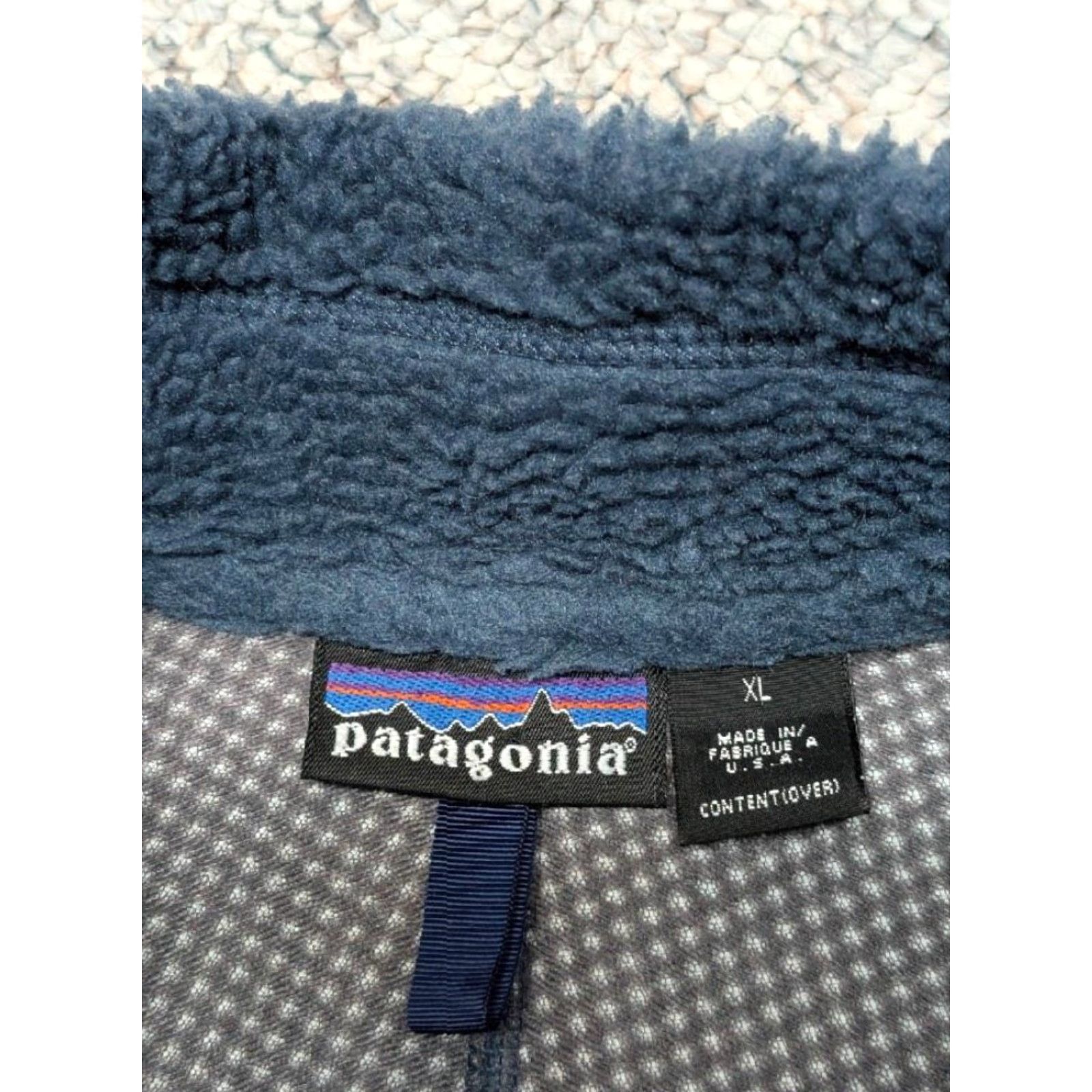 Patagonia VINTAGE Patagonia Jacket XL Mens USA Made Blue Deep Pile Fleece RETRO-X Deep Pile Fleece Jacket 1999 Size US XL / EU 56 / 4 - 4 Thumbnail