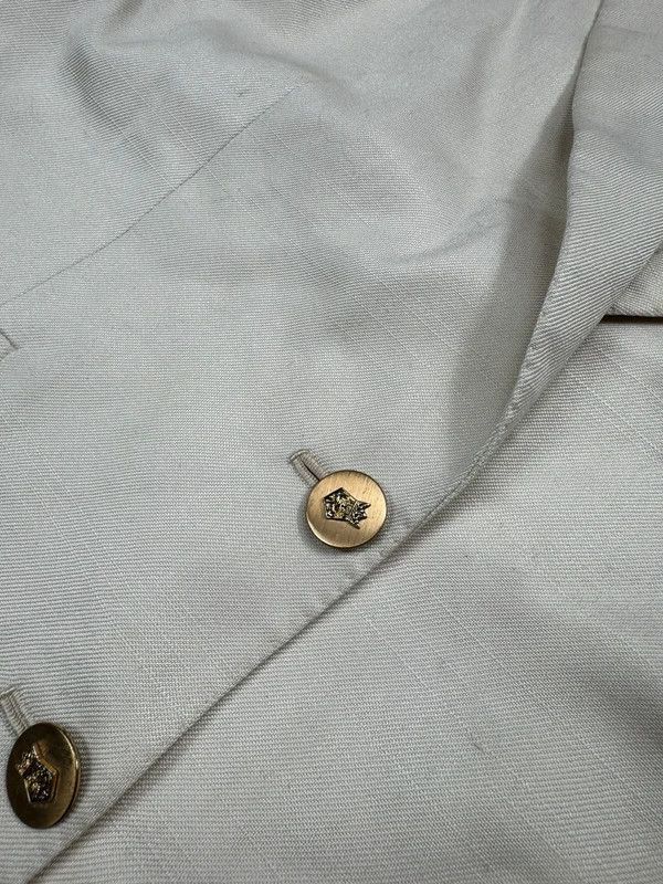 Aquascutum Aquascutum cream blazer jacket XL Size XL / US 12-14 / IT 48-50 - 4 Thumbnail