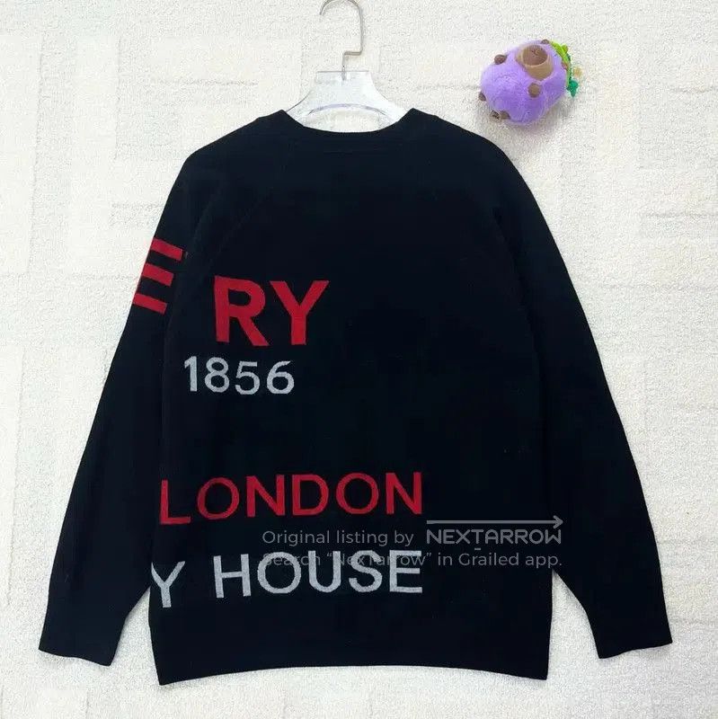Burberry Burberry Black Cotton Sweatshirt for Women. Size M / US 6-8 / IT 42-44 - 2 Thumbnail