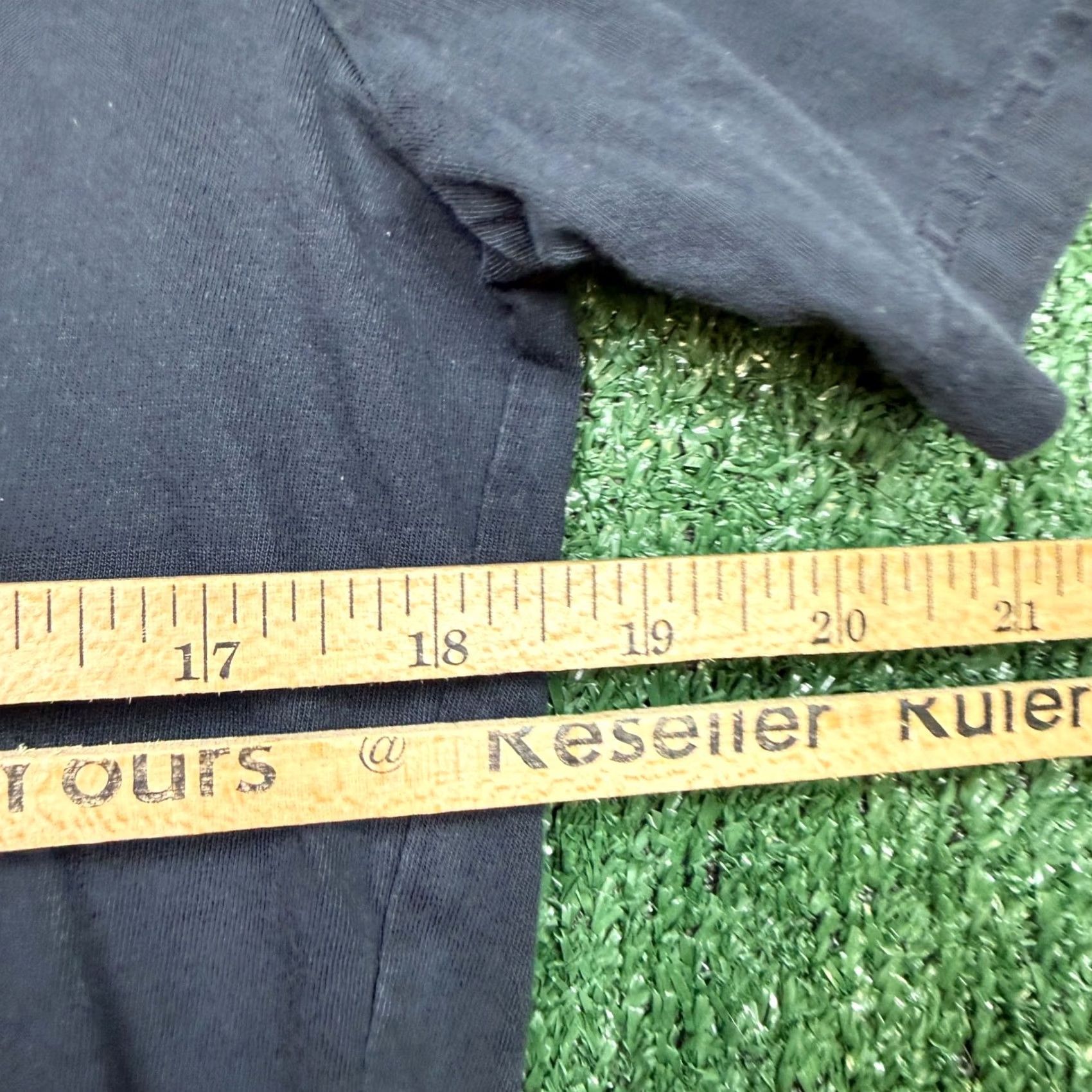 Vintage Knowledge Cotton Apparel Shirt Mens M Black Men Size Short Sleeve Slim Fit Tee Size US M / EU 48-50 / 2 - 7 Thumbnail