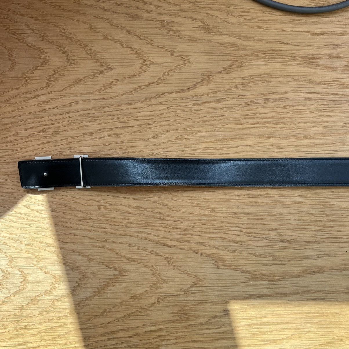 Hermes 🔹H logo Buckle Reversible Leather Belt Size 38 - 6 Thumbnail