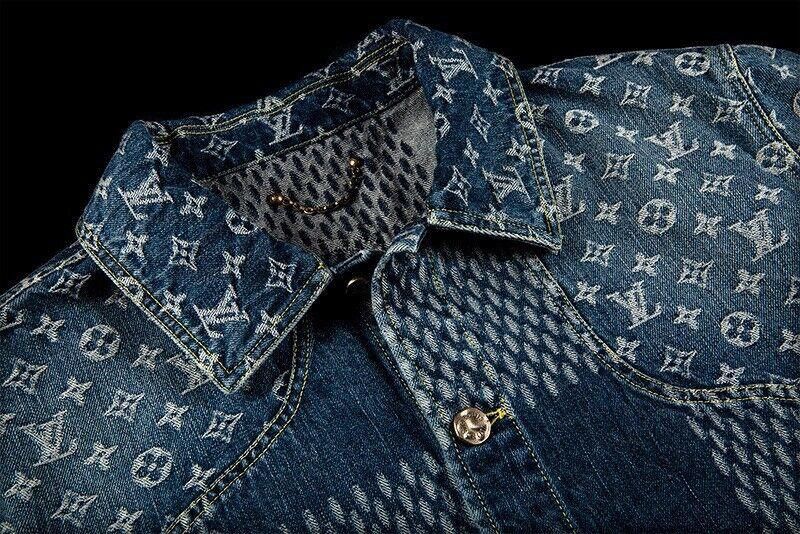 Louis Vuitton Louis Vuitton Nigo Giant Damier Waves Monogram Denim Jacket Size US M / EU 48-50 / 2 - 3 Thumbnail