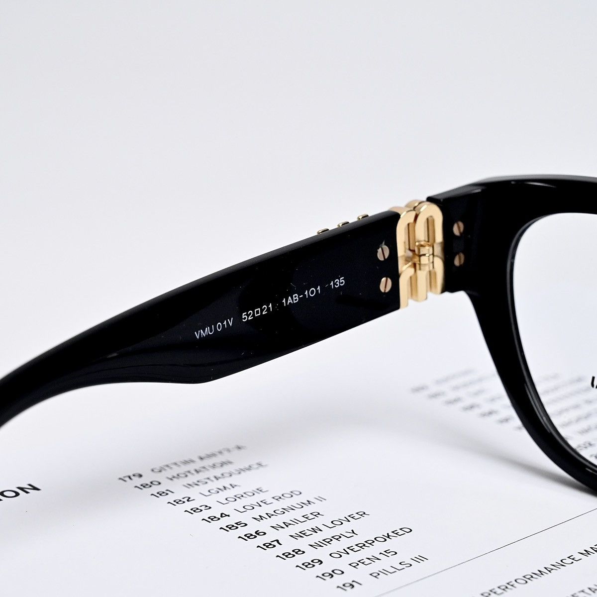 Miu Miu MIU MIU 0MU 01VV GLASSES Size ONE SIZE - 6 Thumbnail