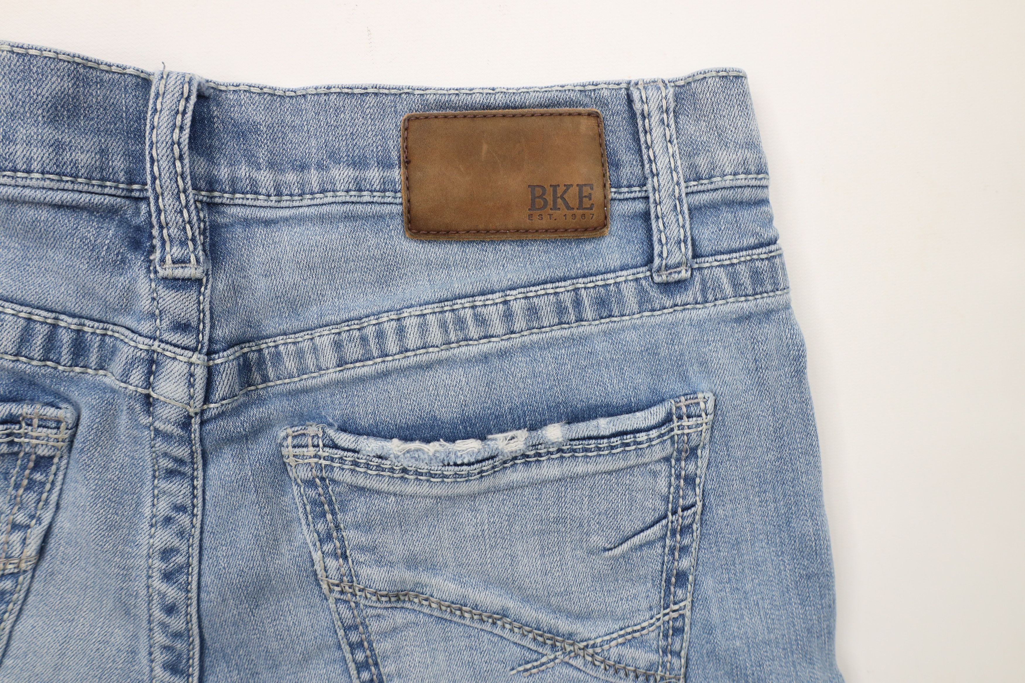 Vintage Buckle BKE Denim Thick Stitch Stretch Jake Bootcut Jeans Size US 33 - 13 Thumbnail