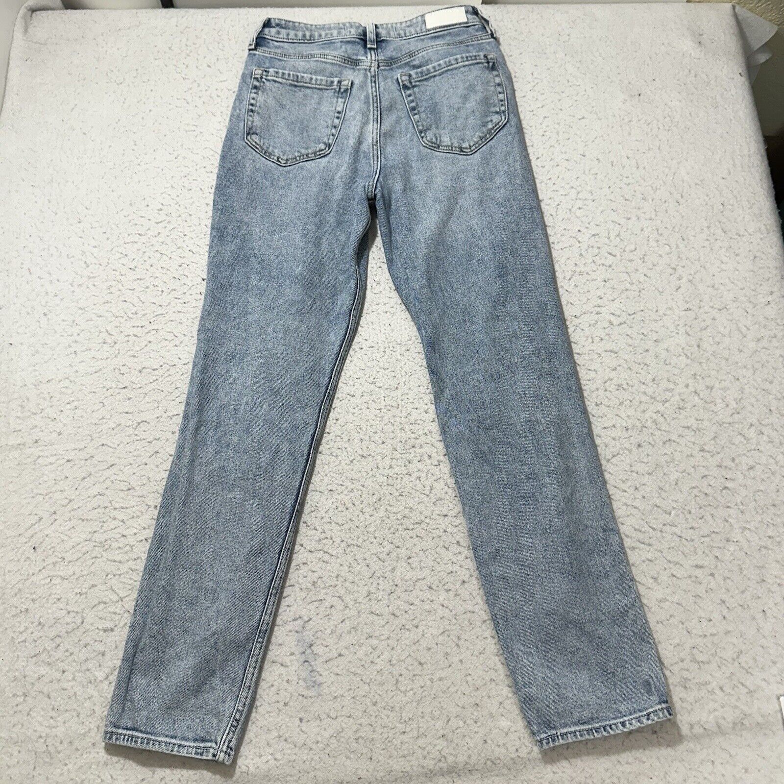 Hollister Hollister Ultra High Rise Mom Jean 25 Blue Distressed Jeans Size 26" / US 2 / IT 38 - 7 Thumbnail
