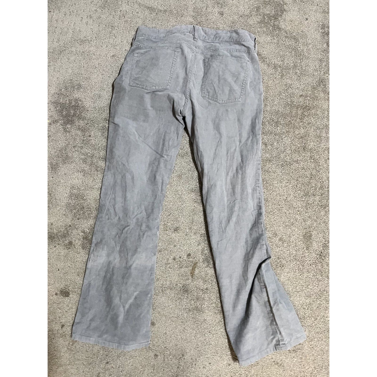 J.Crew J.CREW Pants Women Corduroy Gray 29 Straight Ankle Casual VINTAGE City Womens Size 29" - 3 Thumbnail