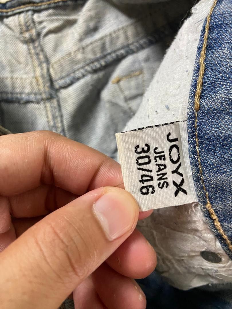 Japanese Brand JOYX Collection Distressed Ripped Jeans (204) Size US 33 - 4 Thumbnail