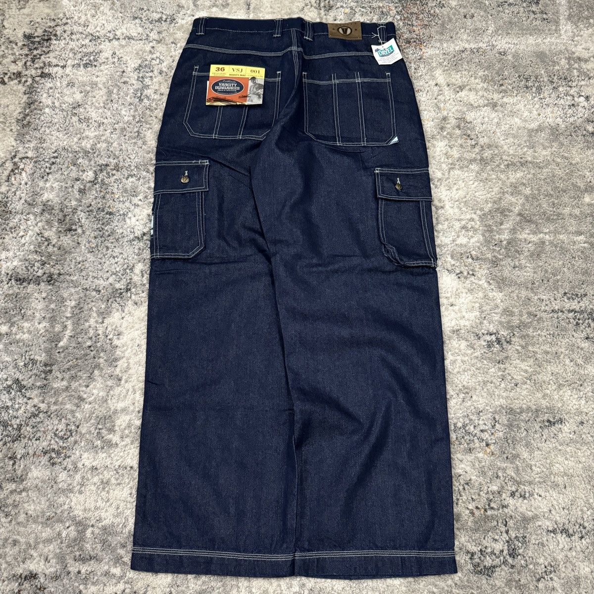 JNCO × Japanese Brand × Vintage Crazy Vintage y2k Varcity baggy wide leg cargo jeans NWT Size US 36 / EU 52 - 1 Thumbnail