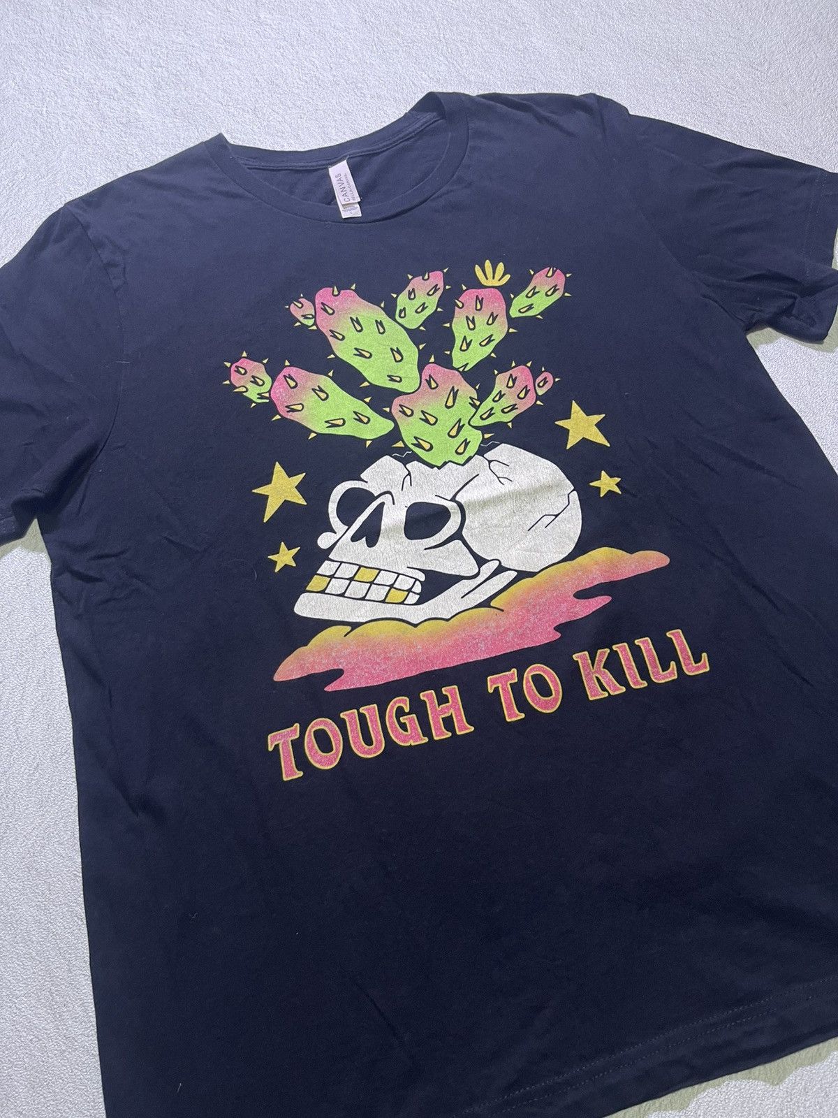 Hysteric Glamour Y2K CANVAS short sleeve tshirt big skull print Size US L / EU 52-54 / 3 - 2 Thumbnail
