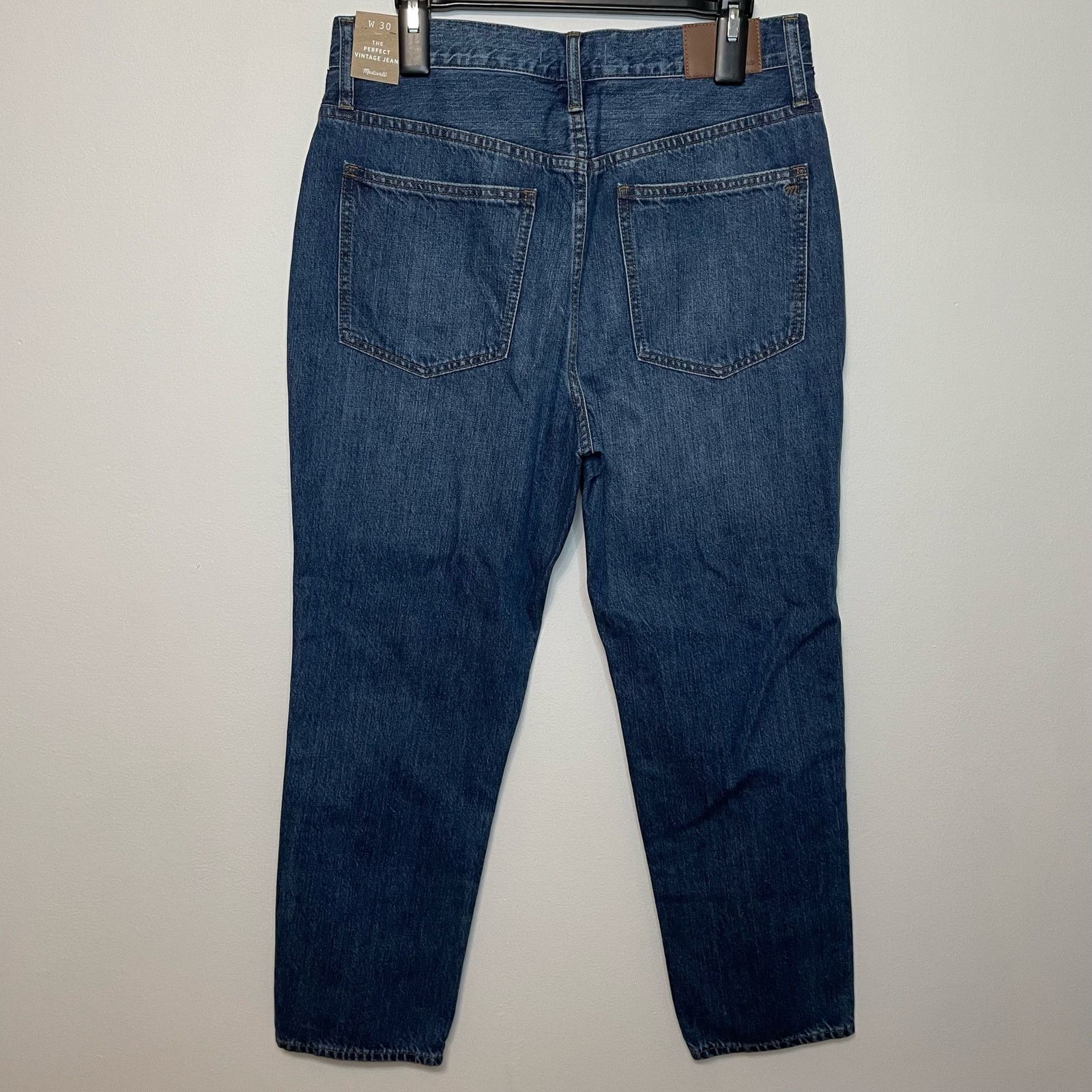 Madewell Madewell Perfect Vintage Jeans 30 Denim High Rise Casual Size 32" / US 10 / IT 46 - 3 Thumbnail
