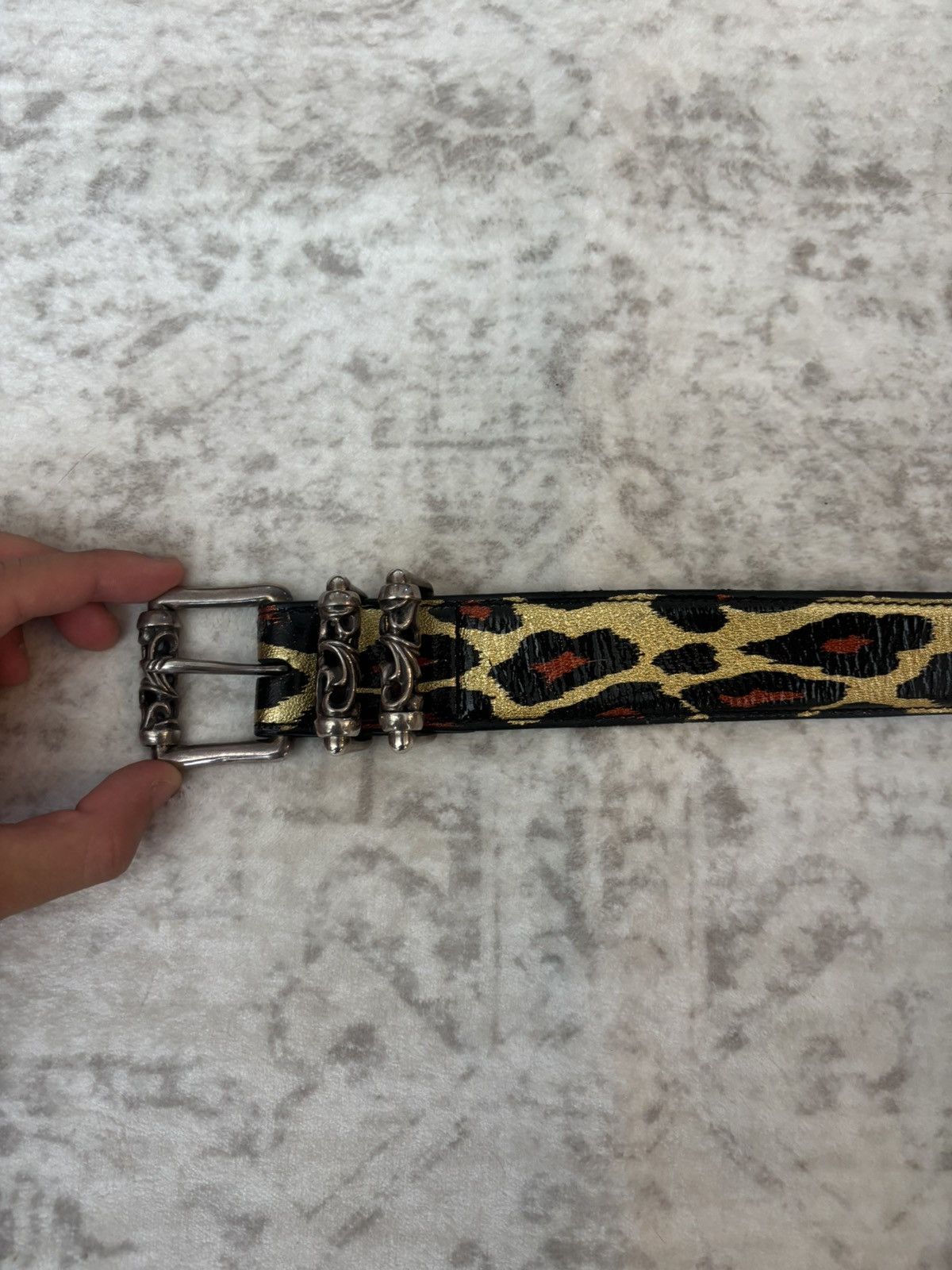 Chrome Hearts Chrome Hearts Cheetah Roller belt Size 34 - 3 Thumbnail