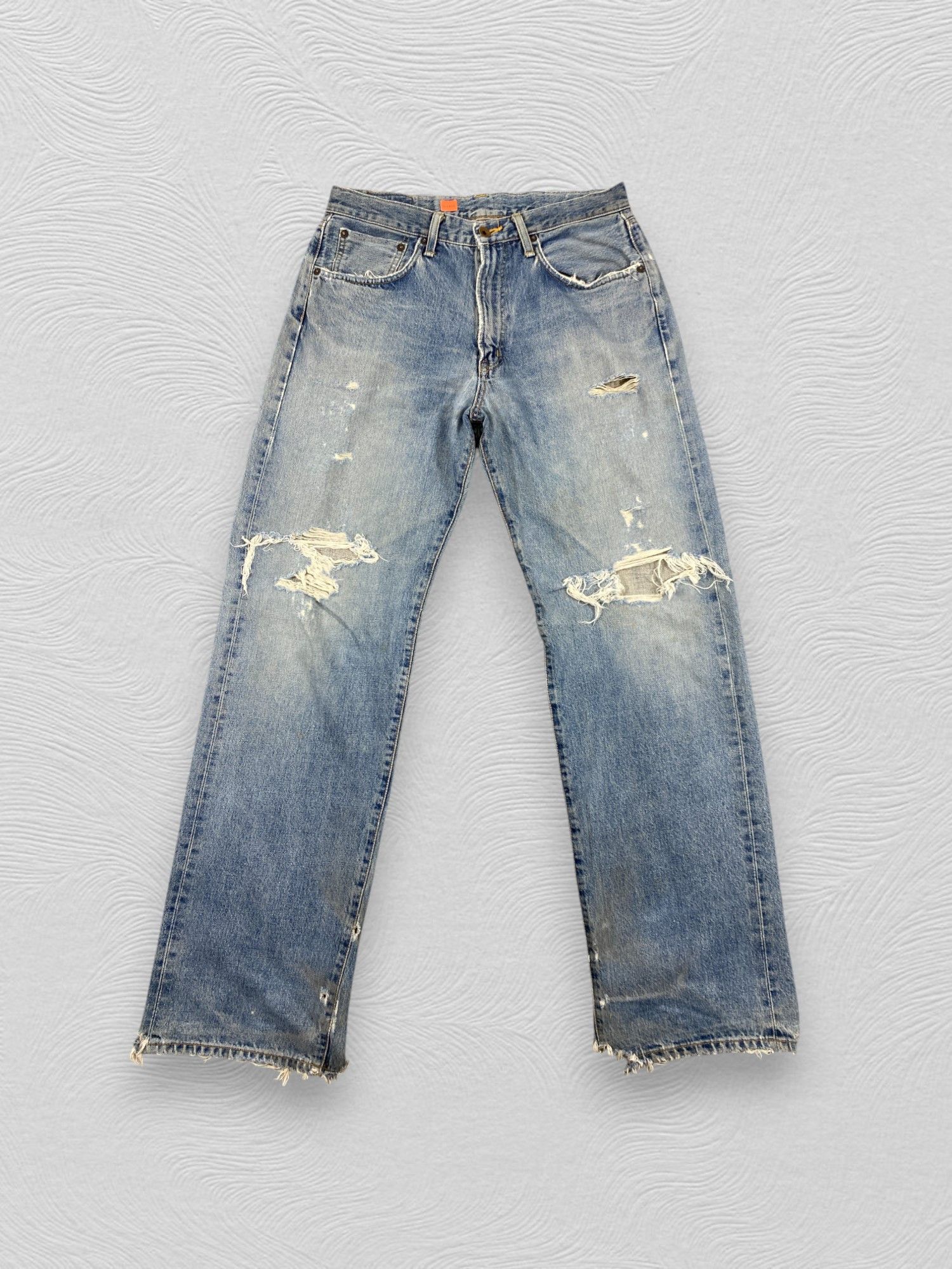 Edwin 🔥VINTAGE EDWIN 505z BAGGY SELVEDGE DENIM JEANS- JN3636 Size US 32 / EU 48 - 1 Thumbnail