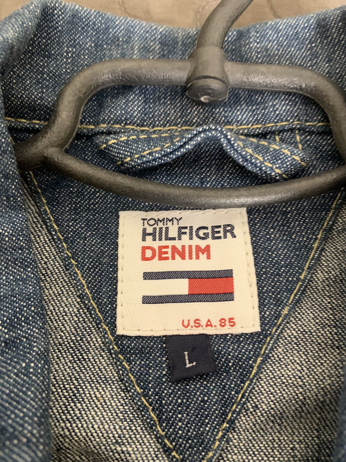 Tommy Hilfiger Tommy Hilfiger Denim Jacket Size US L / EU 52-54 / 3 - 7 Thumbnail