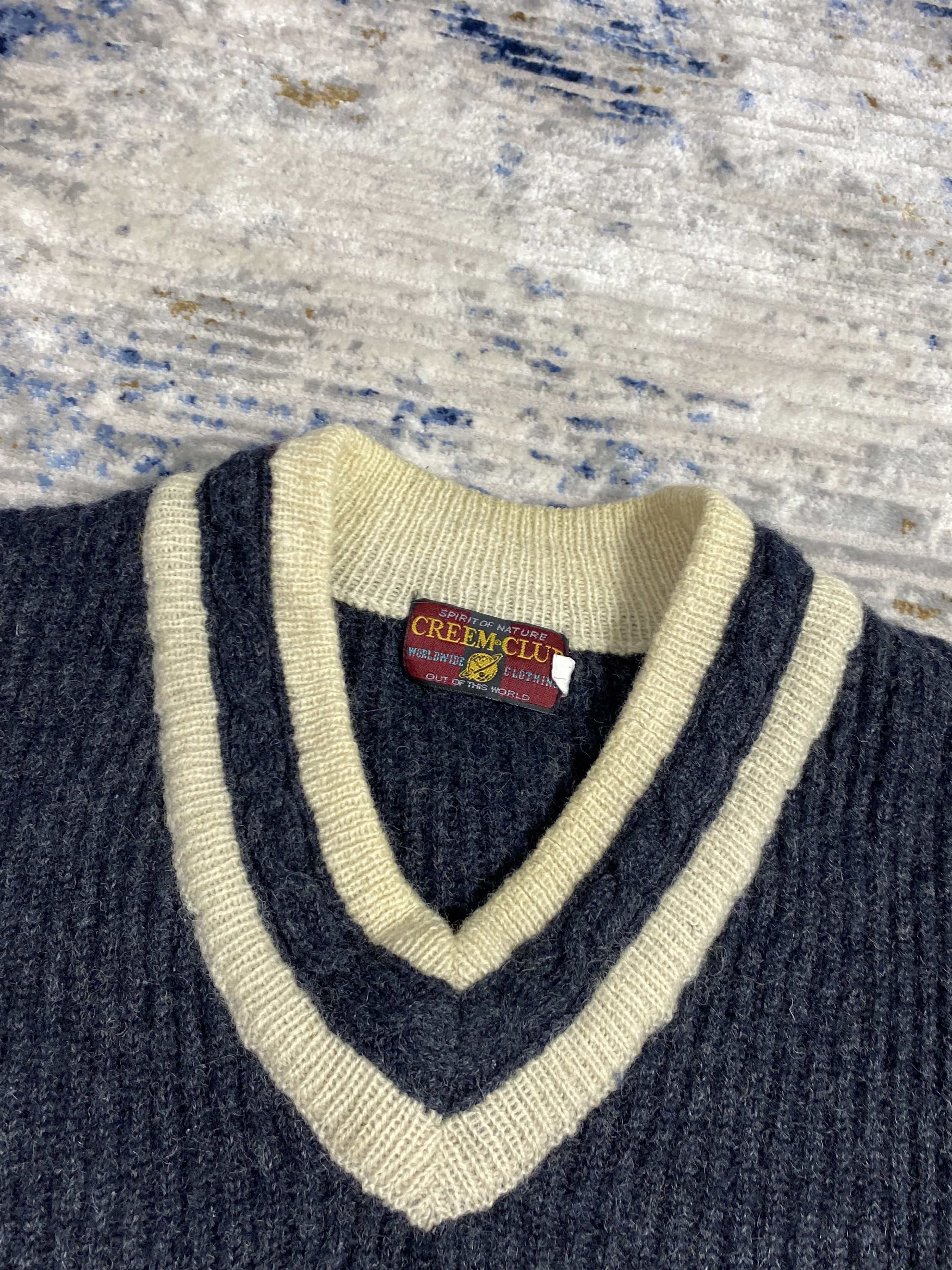 Vintage VINTAGE 90s HANDKNITTED WOOL SWEATER NORWAY RARE Size US L / EU 52-54 / 3 - 2 Thumbnail