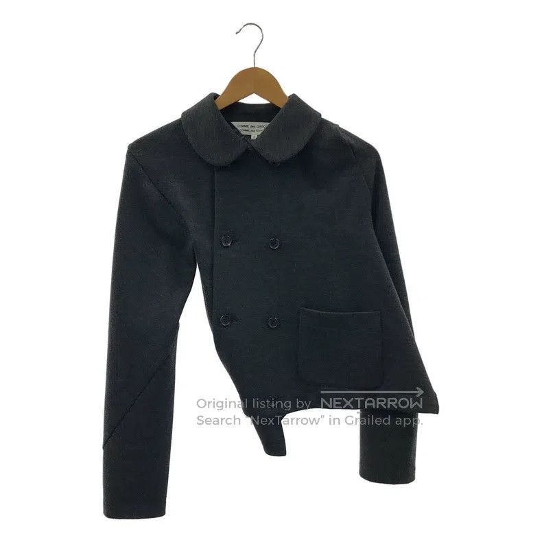 Comme des Garcons Comme Des Garcons Asymmetrical wool round-neck jacket Size S / US 4 / IT 40 - 1 Thumbnail