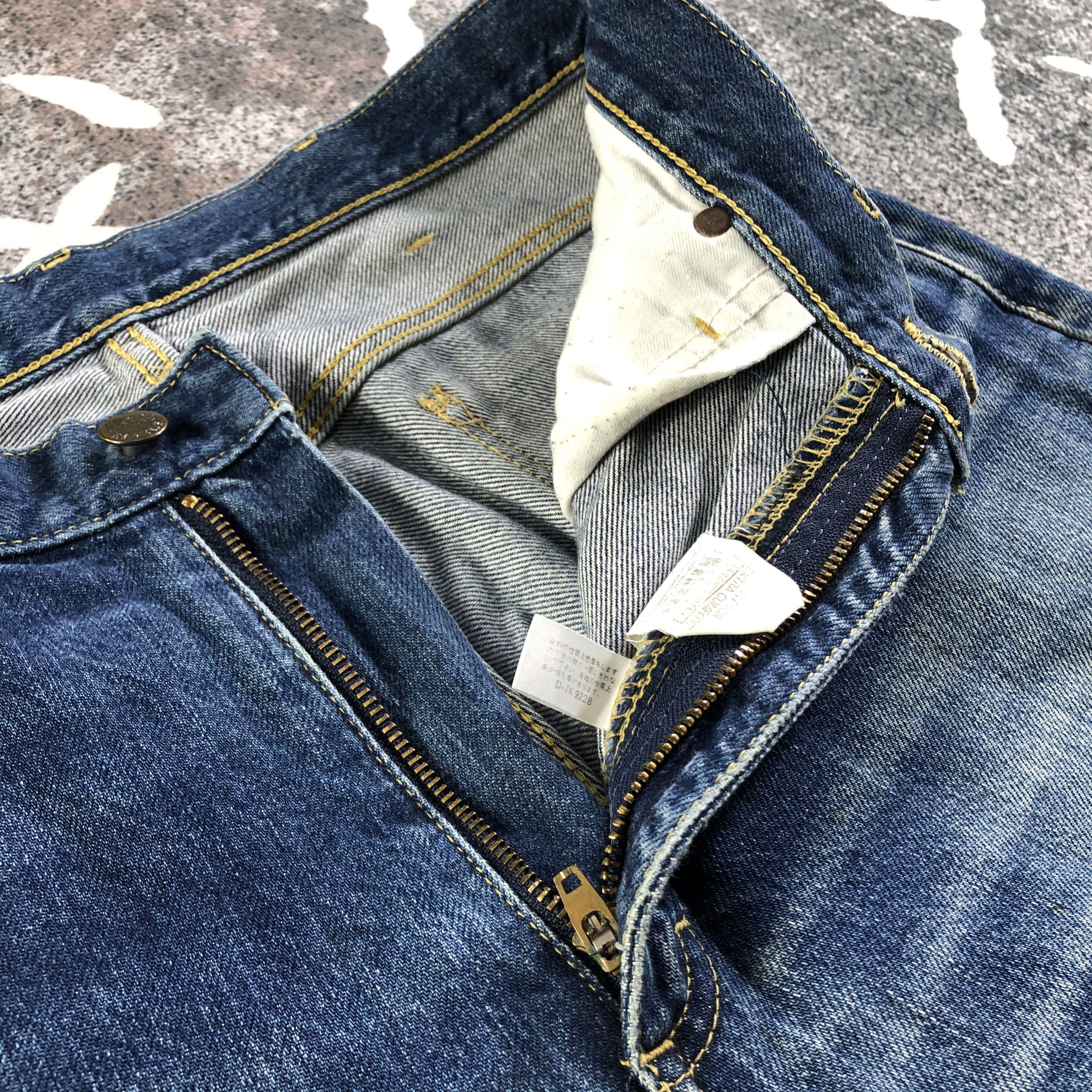 Lee Distress Vintage Lee Riders Jeans Flare Denim KJ2439 Size US 32 / EU 48 - 9 Thumbnail