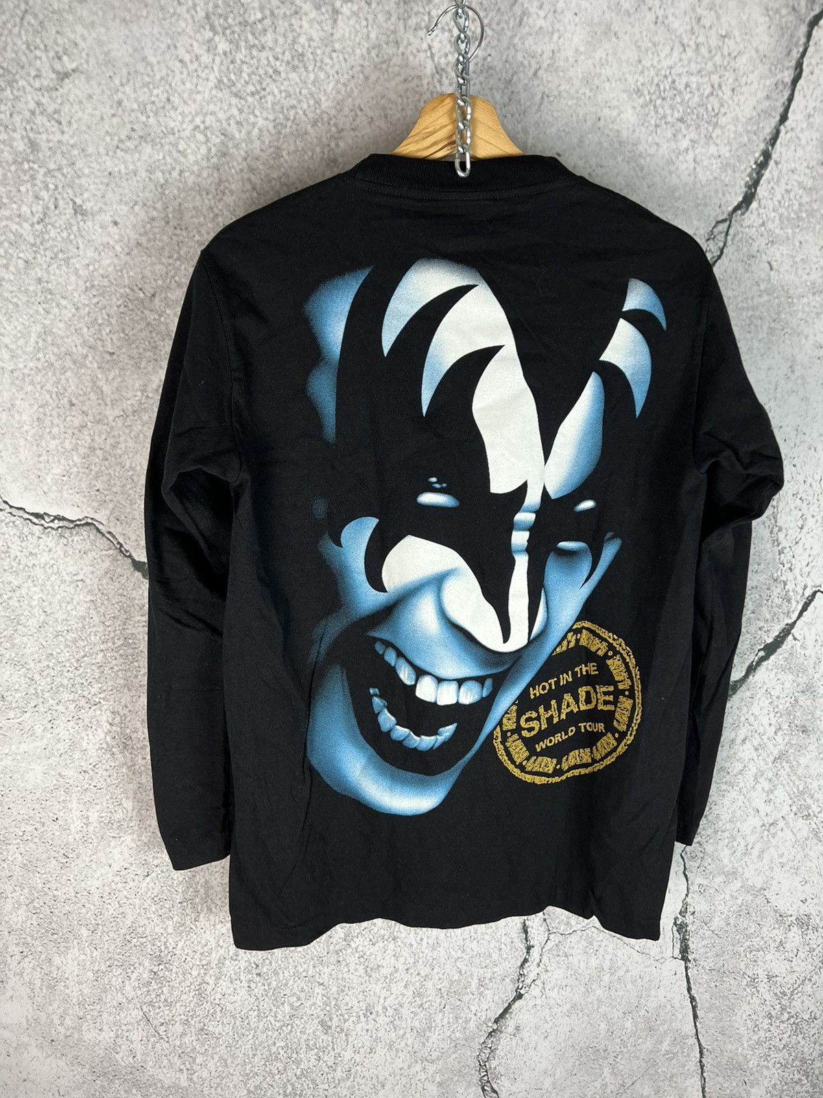 Band Tees × KISS × Vintage Vintage Kiss Hot In The Shade World Tour long sleeve Size US M / EU 48-50 / 2 - 2 Thumbnail