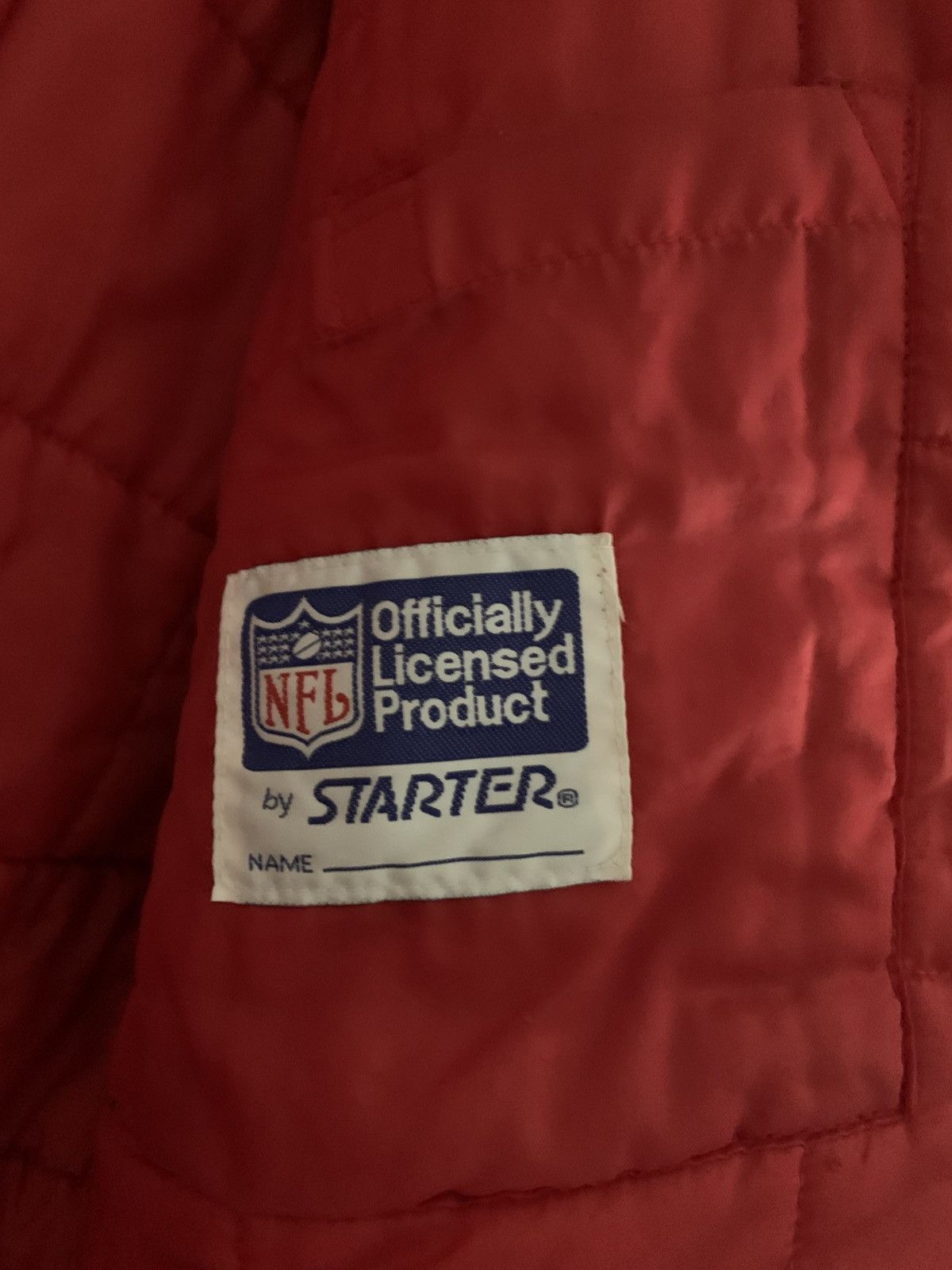 Starter 90s VTG Starter NFL Atlanta Falcons Bomber Hooded Jacket Size US L / EU 52-54 / 3 - 5 Thumbnail