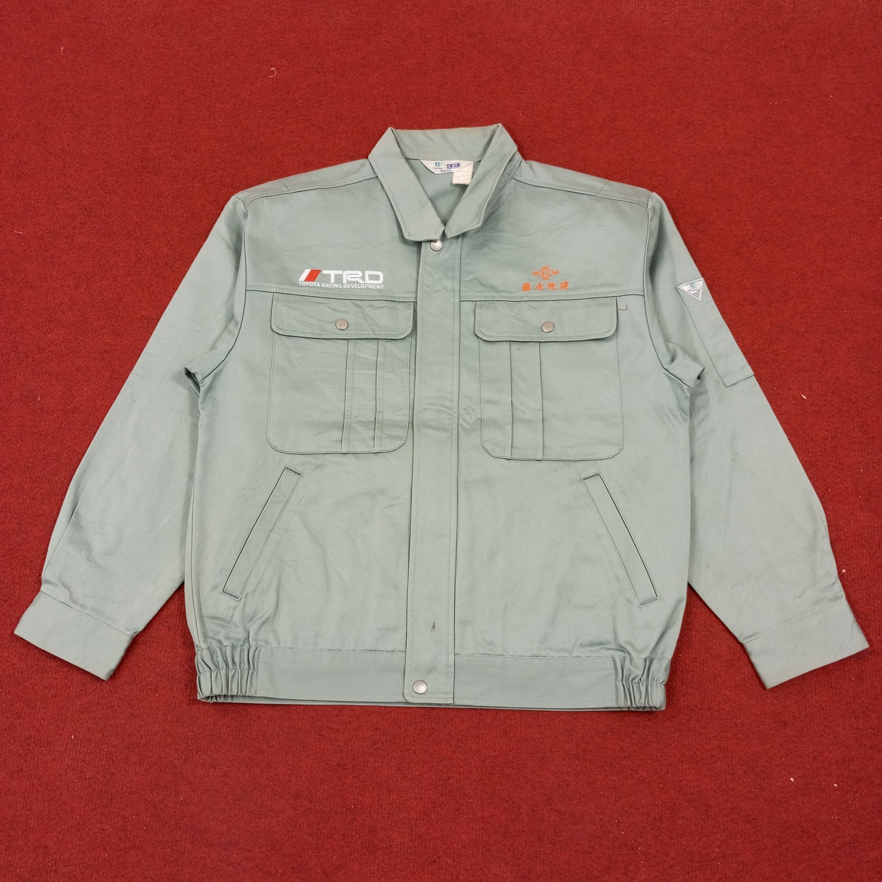 Japanese Brand TRD Toyota Racing Development Motorsports Custom Art Jacket Size US M / EU 48-50 / 2 - 3 Thumbnail