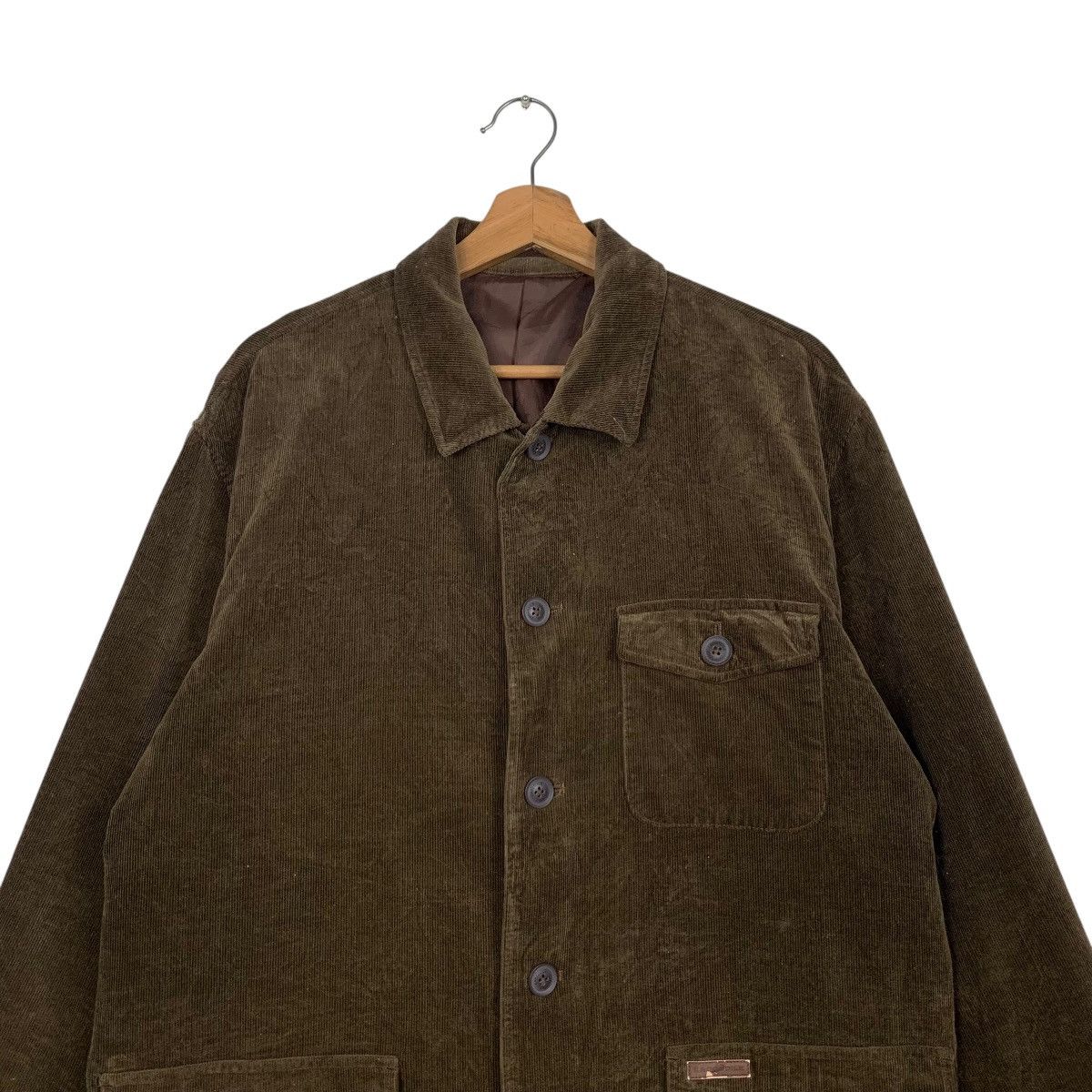 Japanese Brand CROCODILE Three Pocket Casual Corduroy Jacket #2414-C108 Size US L / EU 52-54 / 3 - 2 Thumbnail