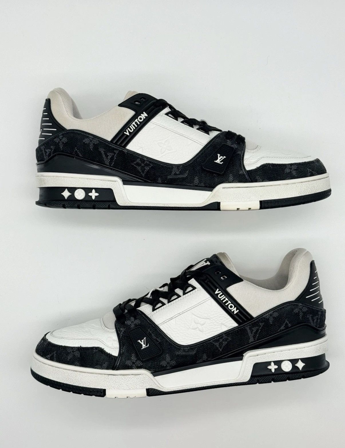 Louis Vuitton Size 10.5 - Louis Vuitton Trainer Low Black Size US 10.5 / EU 43-44 - 2 Thumbnail