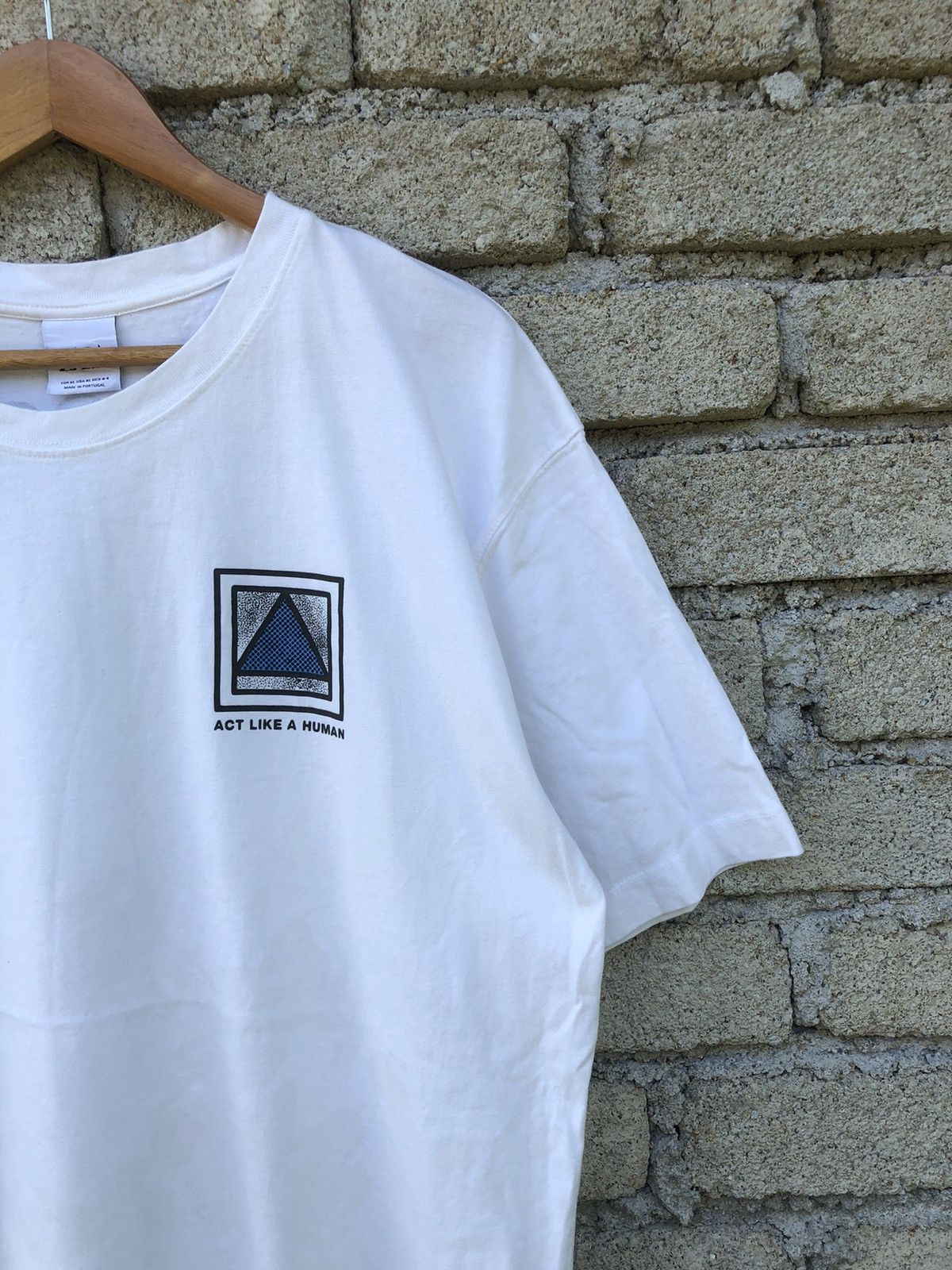 Vintage × Zara Streetwear Zara Act Like A Human X dnwr Art Tshirt Size US XL / EU 56 / 4 - 7 Thumbnail