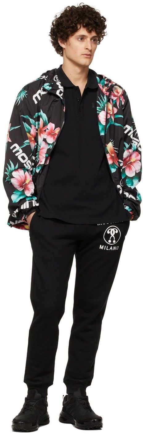 Moschino o1y0225 Logo Polo Shirt in Black Size US S / EU 44-46 / 1 - 4 Thumbnail