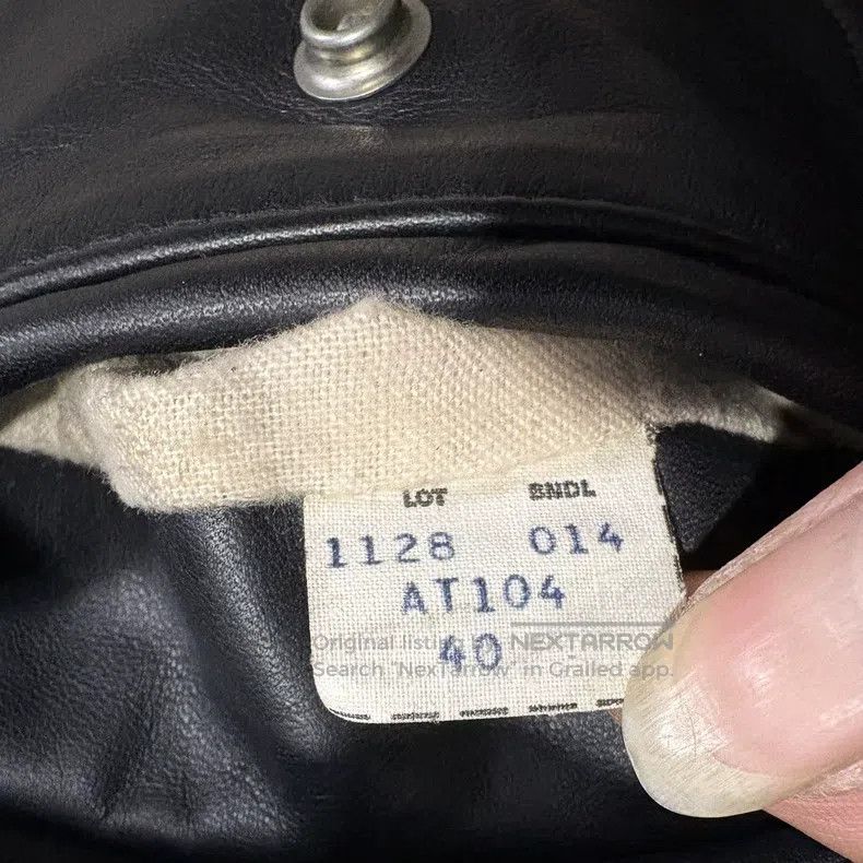 Schott Schott 104 Eunuch cowhide mounted police jacket leather ja Size US S / EU 44-46 / 1 - 6 Thumbnail