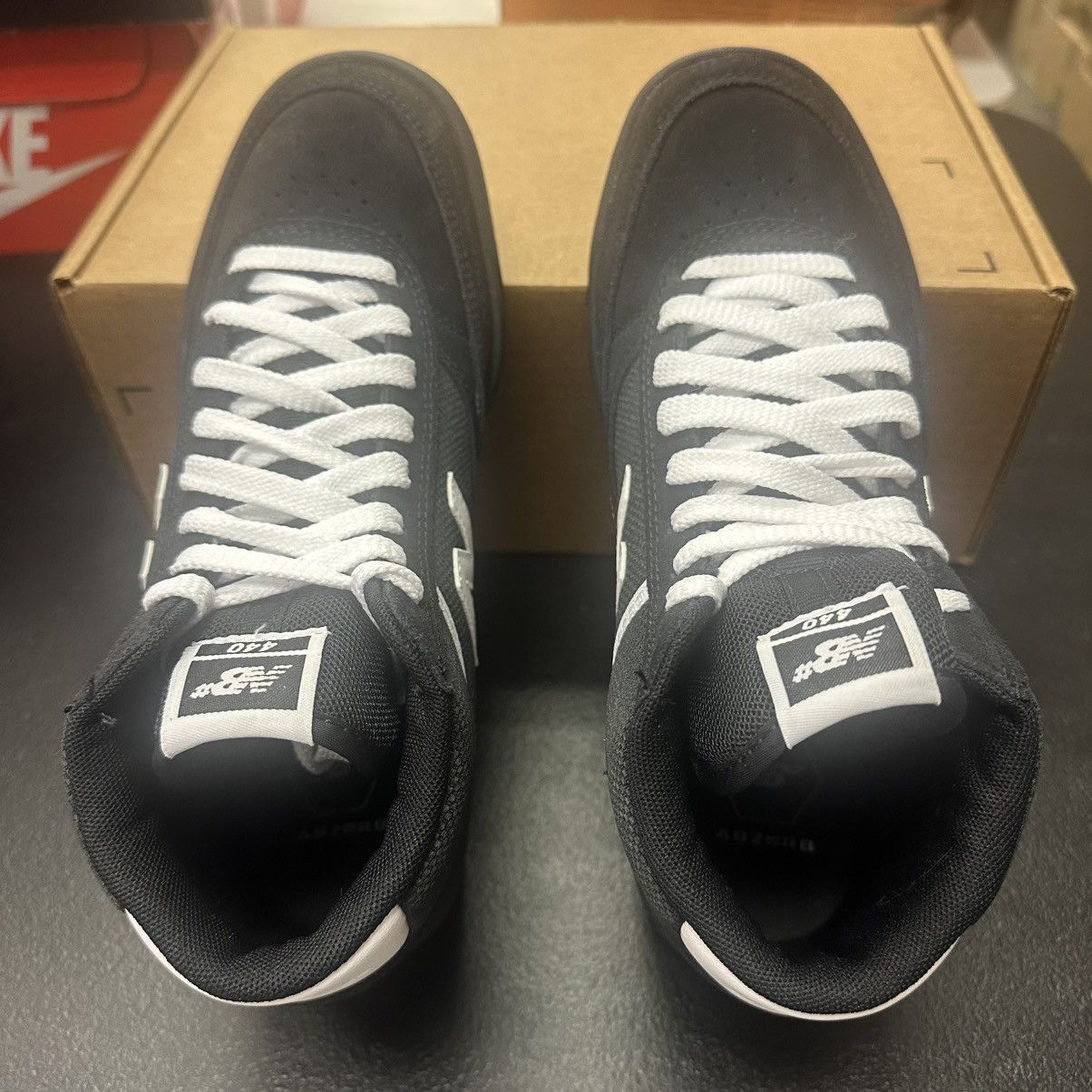 New Balance Size 7 (8.5W) - New Balance Numeric 440 ‘Black White High’ Size US 7 / EU 40 - 3 Thumbnail