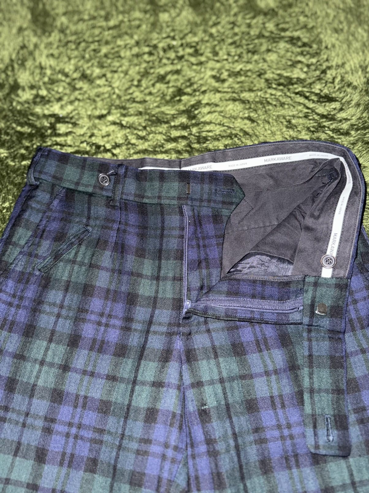 Markaware [1] MARKAWARE Made in Japan Blackwatch Check Trousers Size US 34 / EU 50 - 3 Thumbnail
