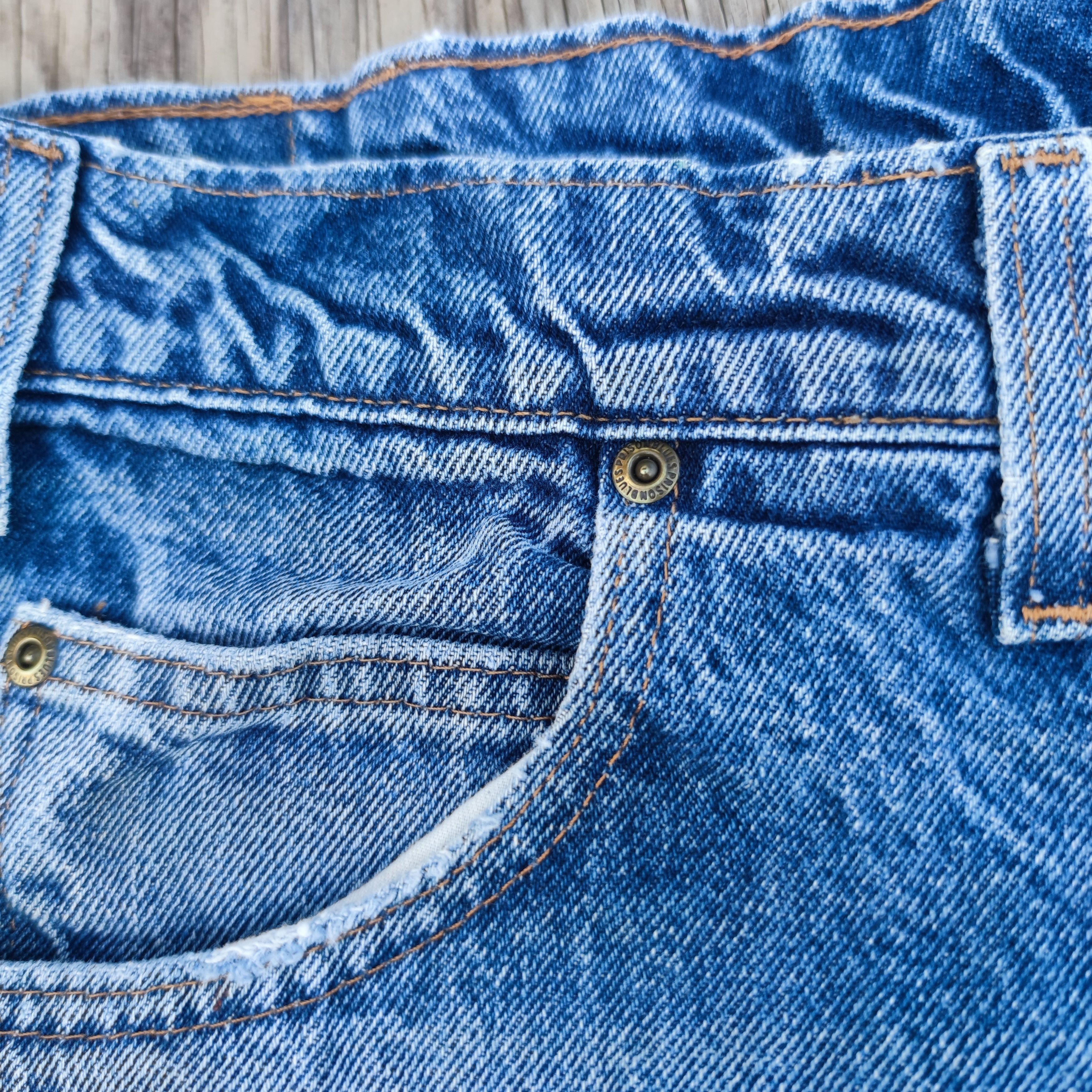 Vintage Vintage Prison Blues Work Denim Pant 38x28 Size US 38 / EU 54 - 6 Thumbnail