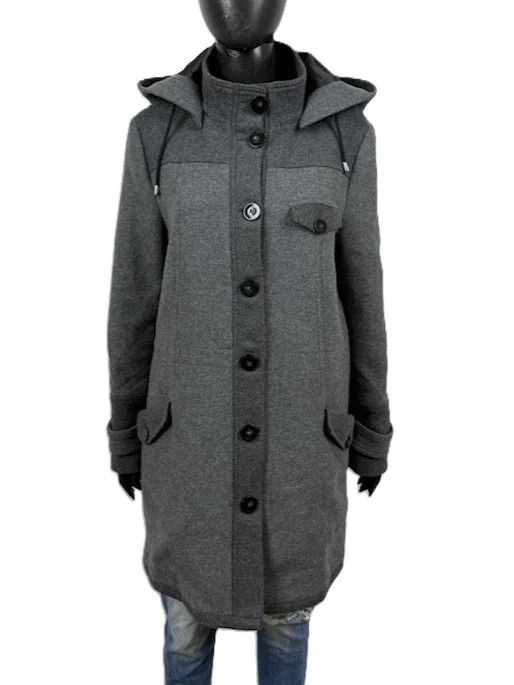 Armani Armani Jeans Cappotto Lana Grigio Donna 48 - L Size L / US 10 / IT 46 - 1 Thumbnail