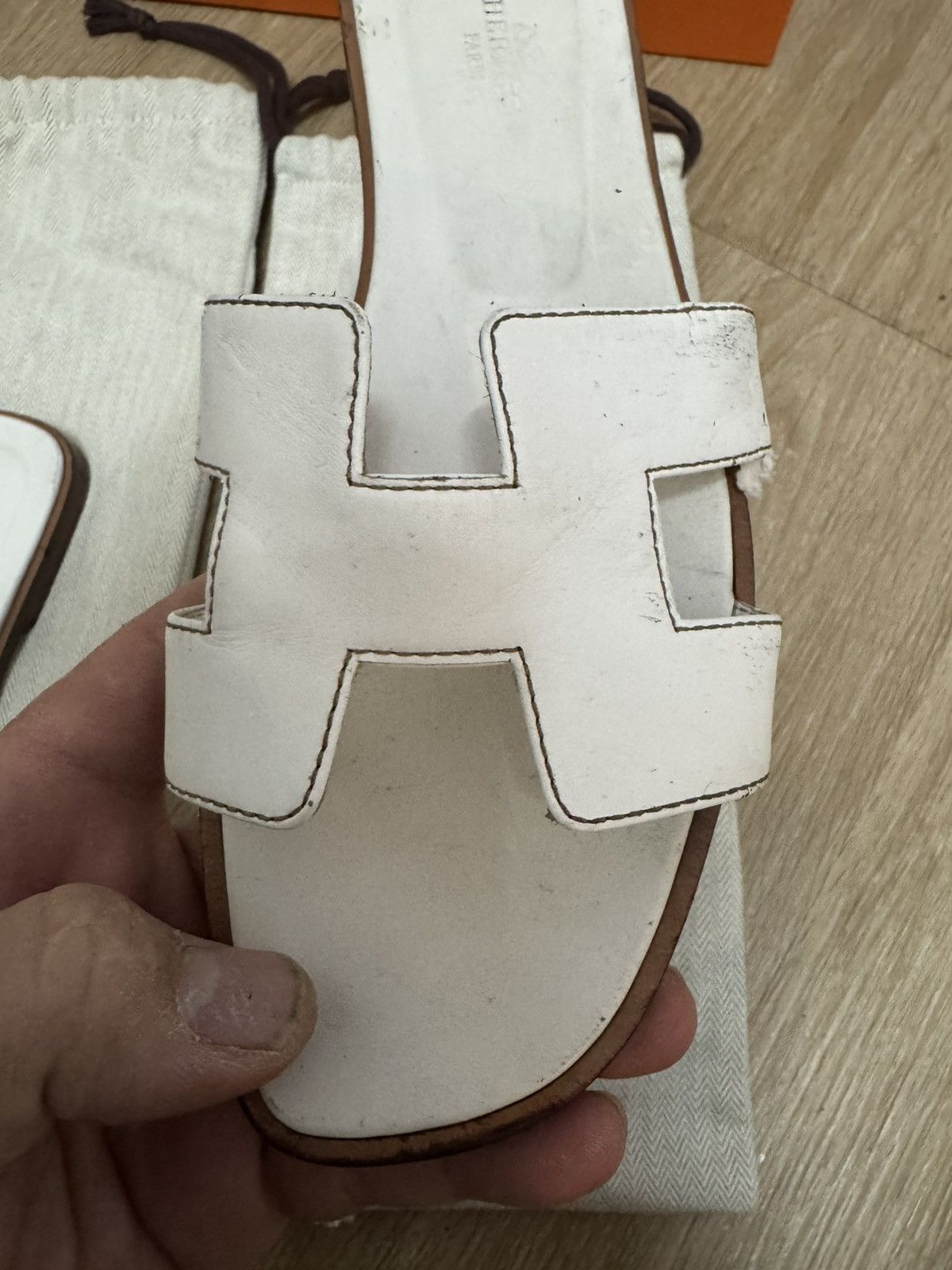 Hermes Hermes sandals size 38 Size US 8 / IT 38 - 8 Thumbnail
