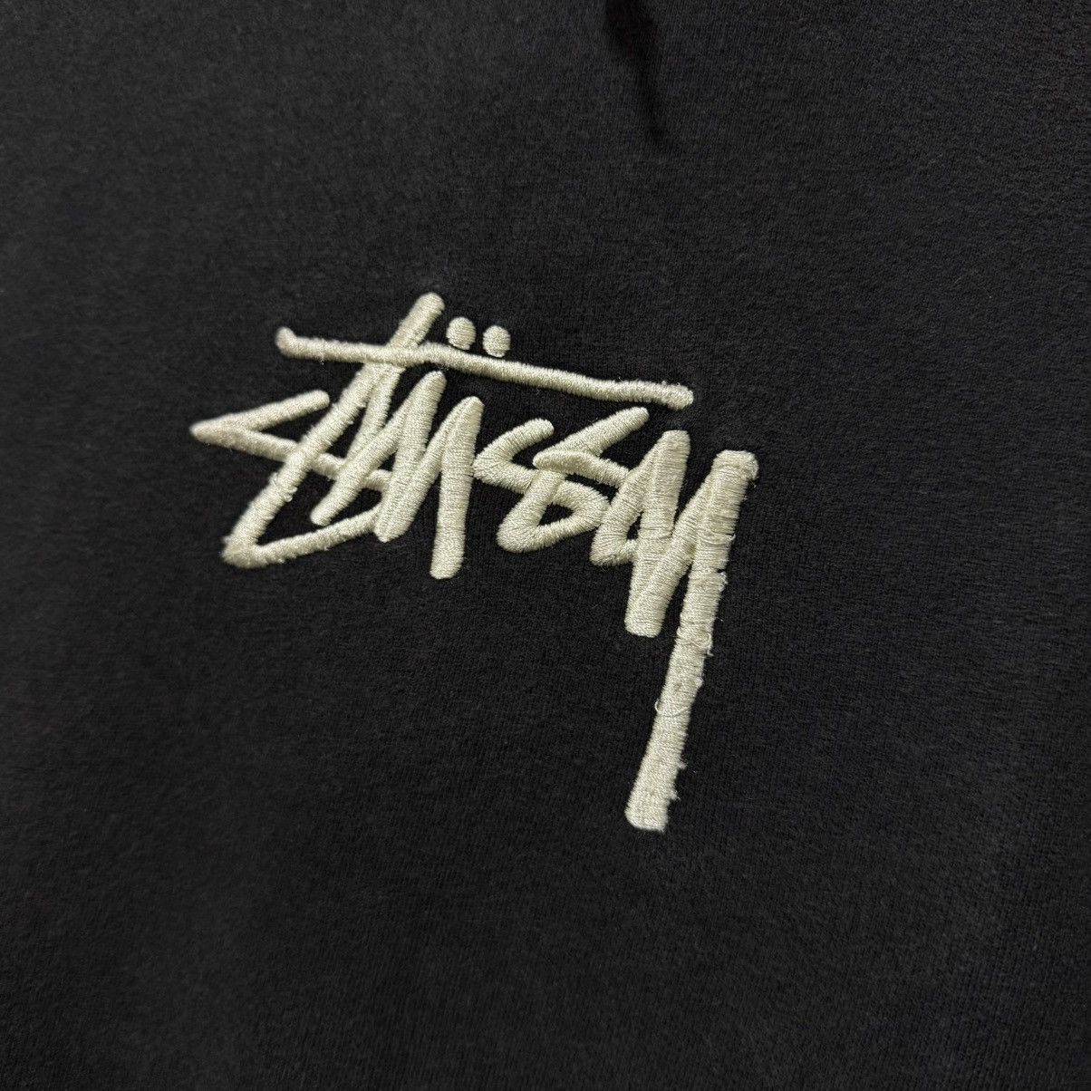 Stussy Stussy embroidered logo distressed hoodie Size US S / EU 44-46 / 1 - 3 Thumbnail